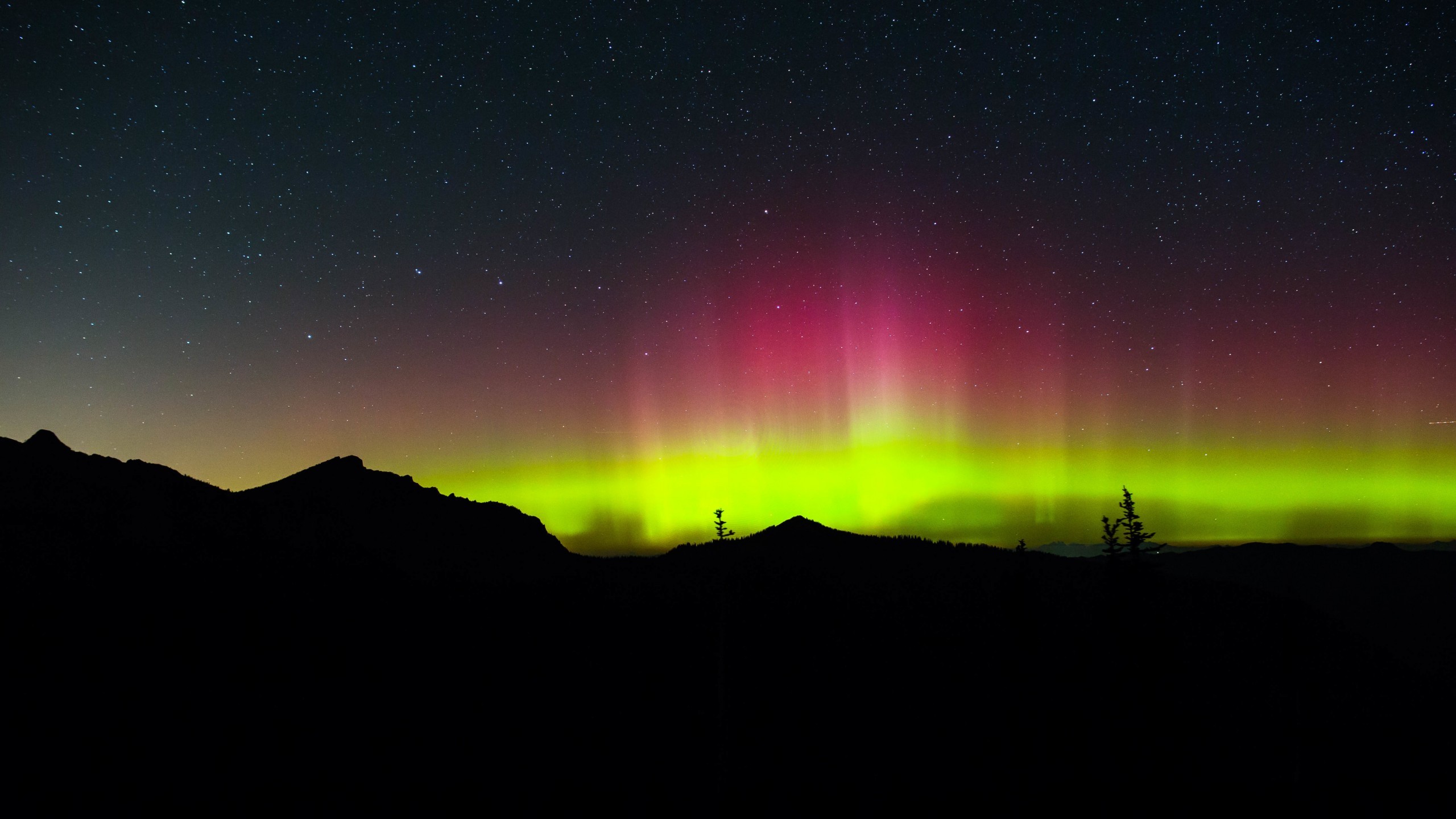 2560x1440 Nature / Aurora Borealis Wallpaper. Aurora Borealis, Northern Lights, HD ...