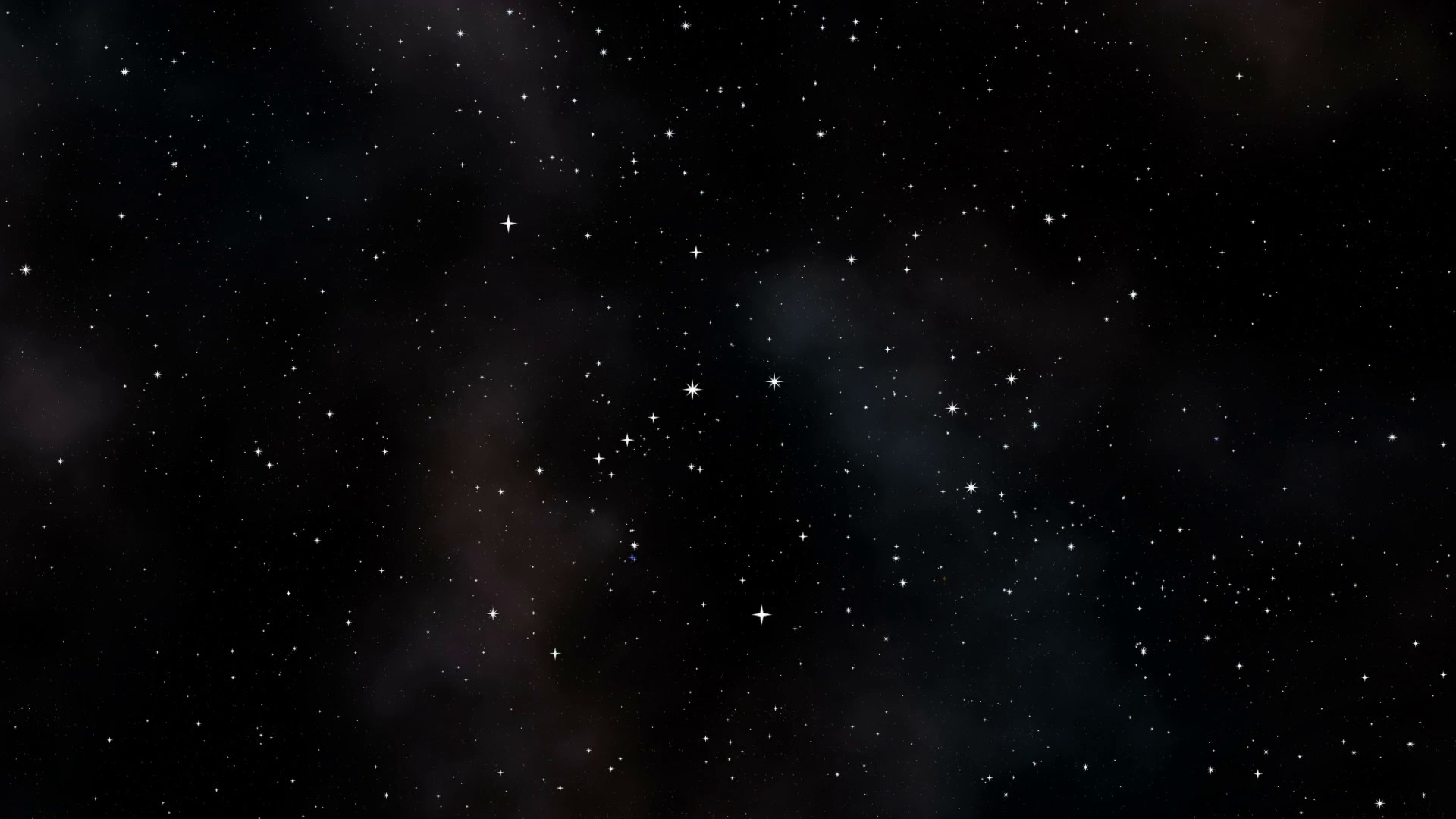 1920x1080 Subscription Library The Heavens 0112: Twinkling stars in black space  (Loop).