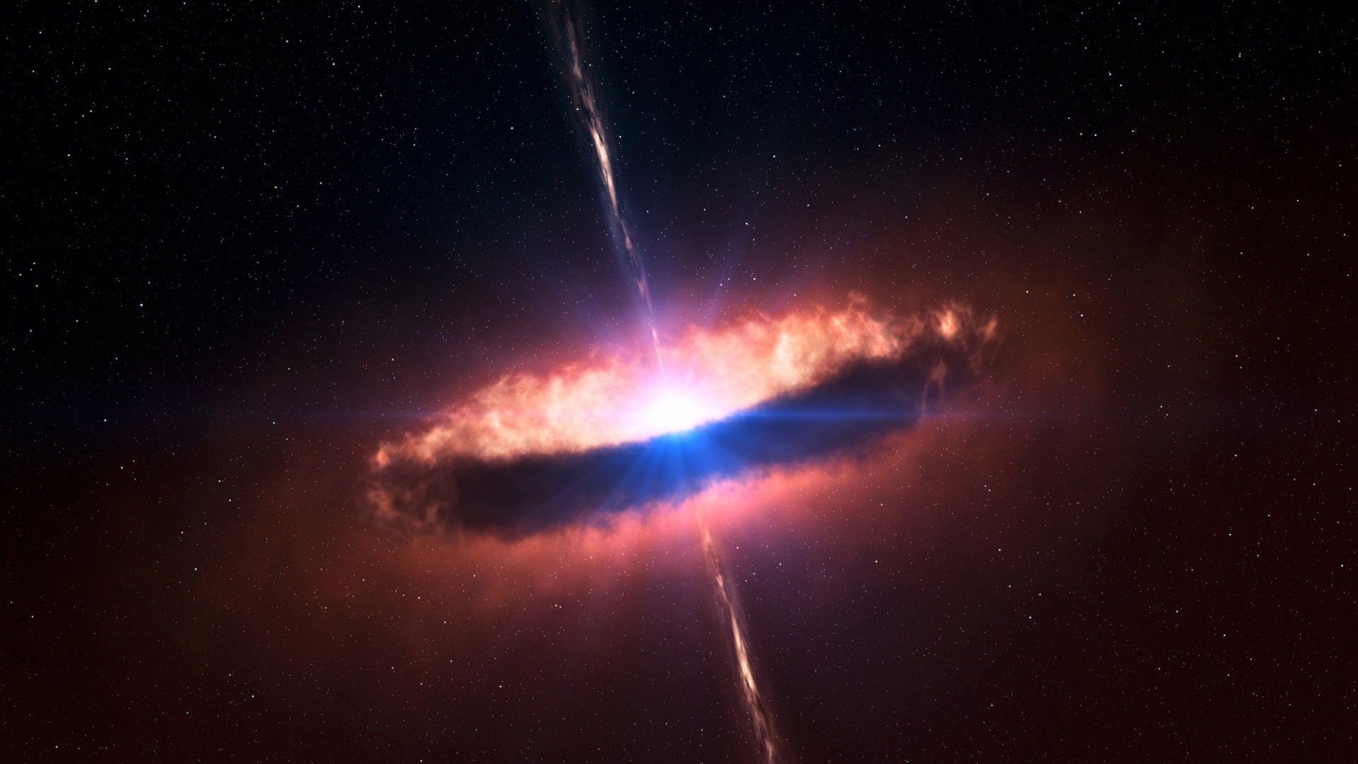1920x1080 Quasar in deep space wallpapers and images - wallpapers, pictures .