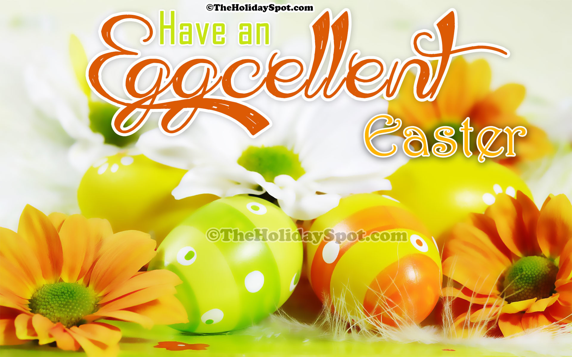 1920x1200 Wallpaper of Eggcellent Easter wishes