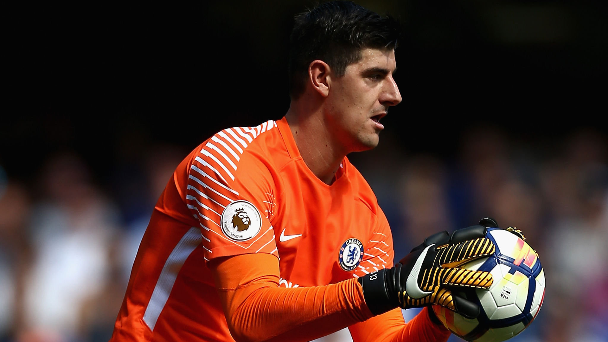 2048x1152 Chelsea goalkeeper Thibaut Courtois believes his side stopped fighting  against Roma