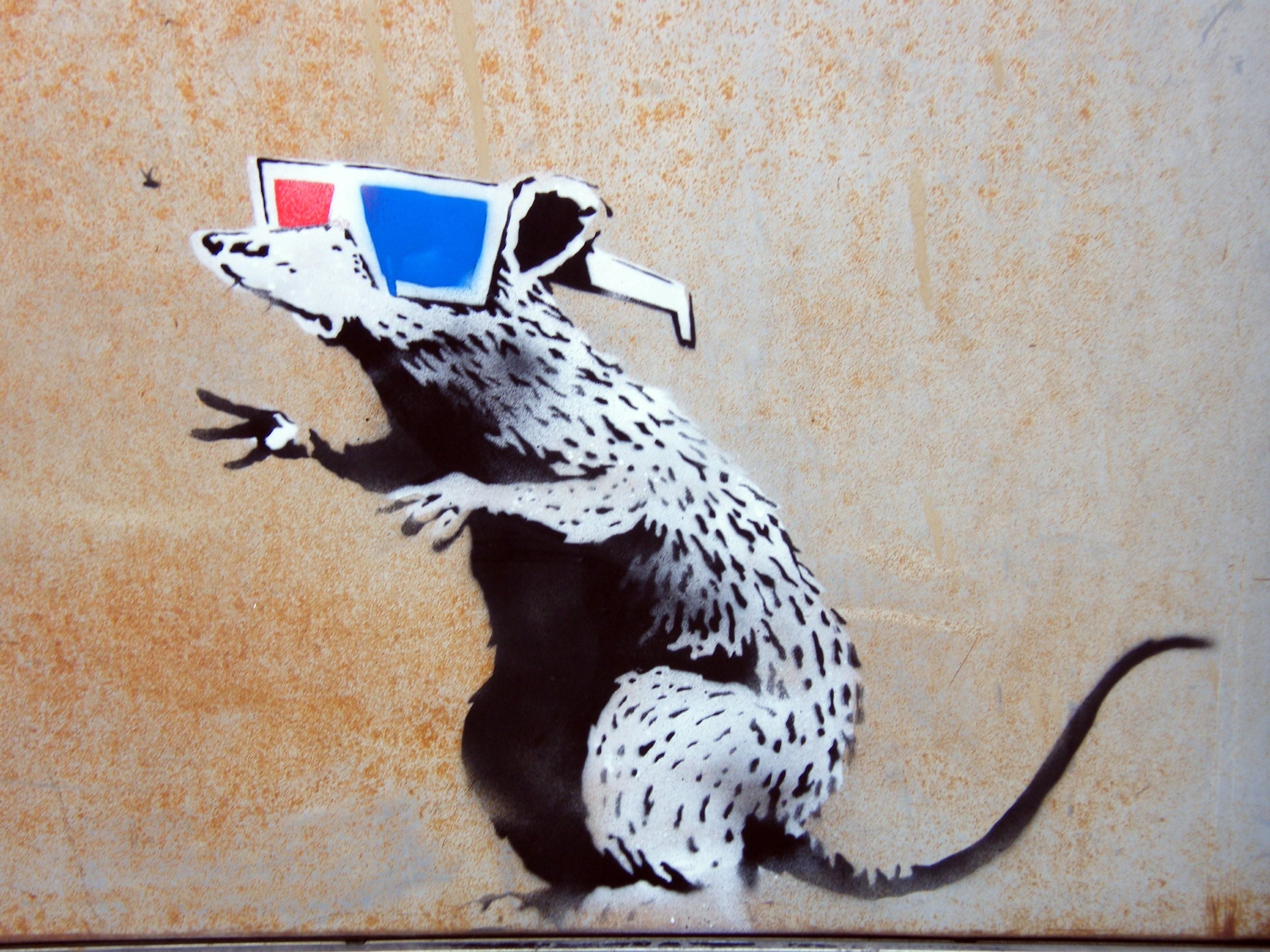 2640x1980 ... Banksy, street art - related desktop wallpaper ...