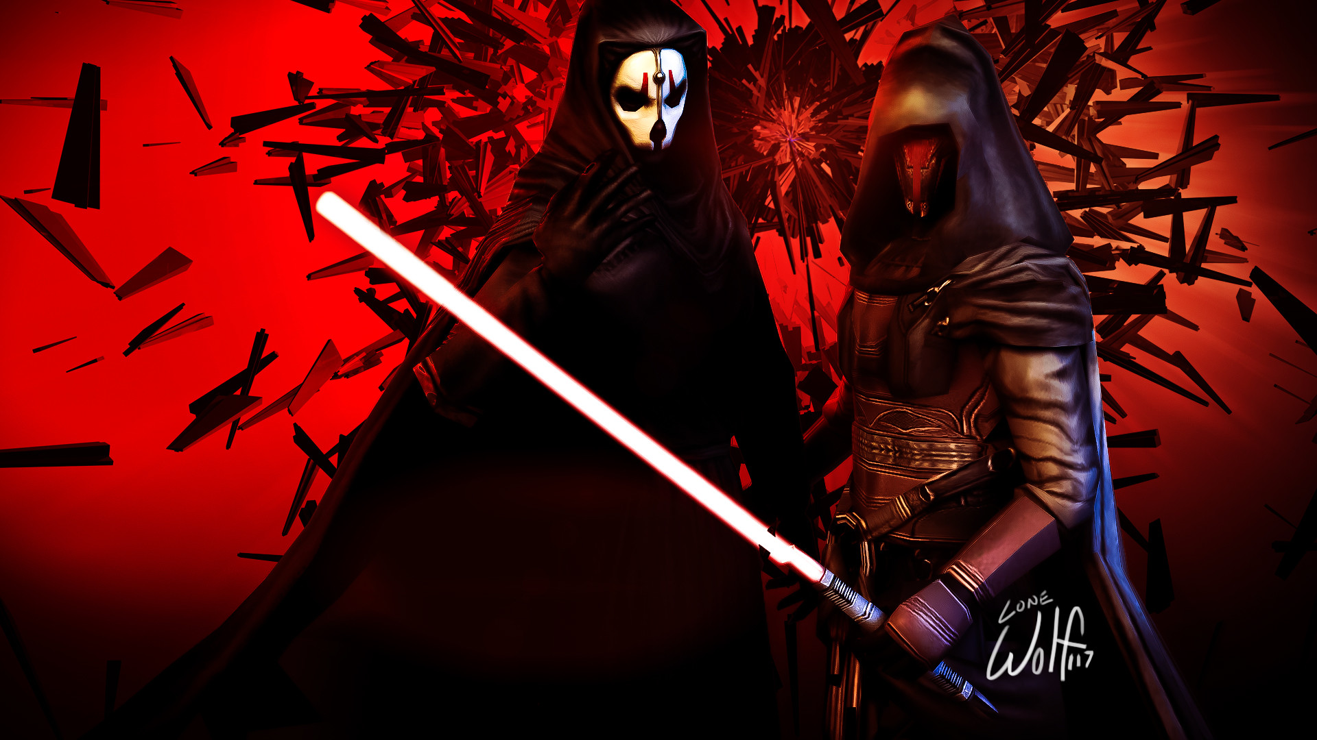 Star Wars Sith Lords Wallpaper.