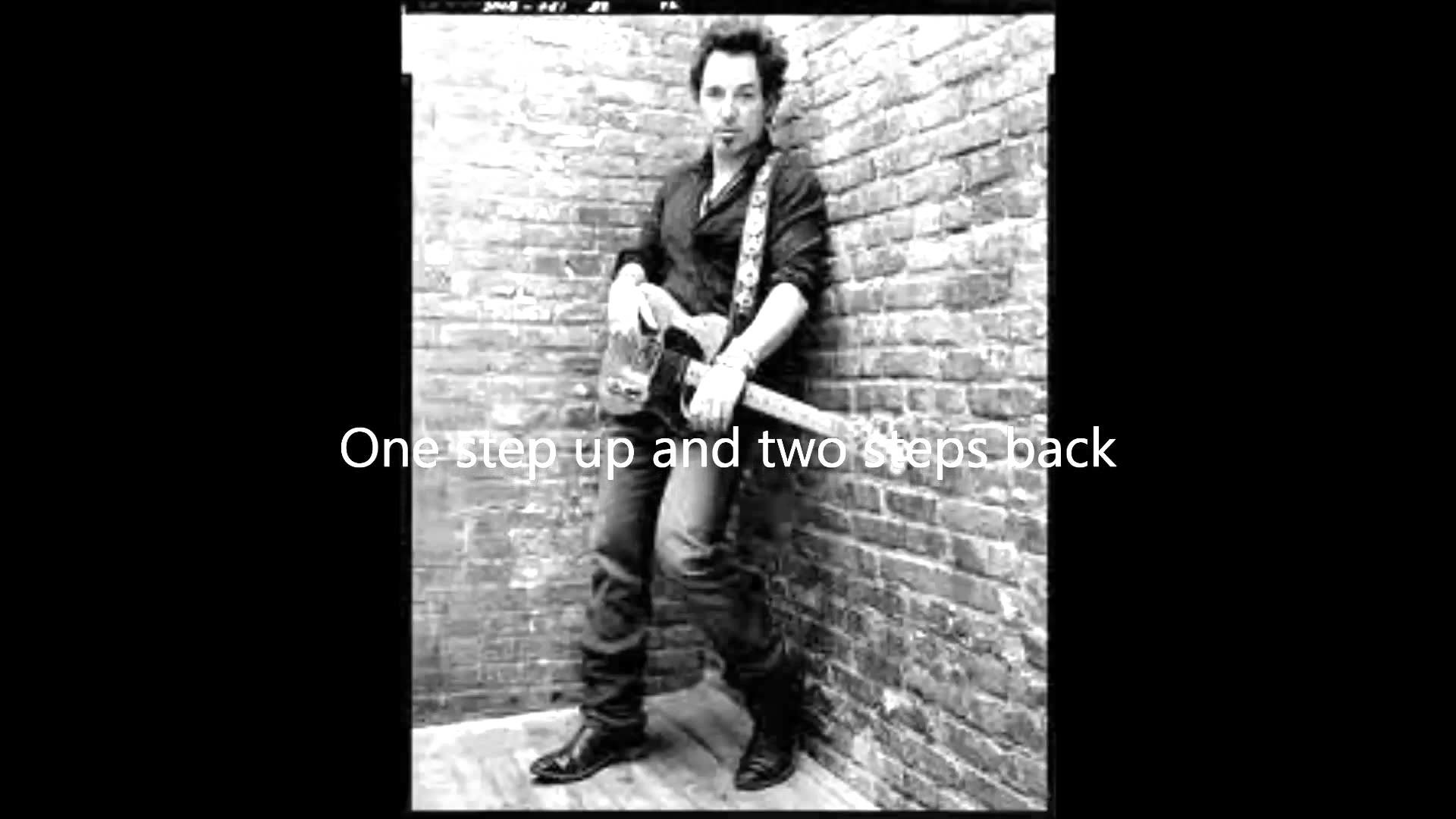 1920x1080 Bruce Springsteen - One Step Up with Lyrics