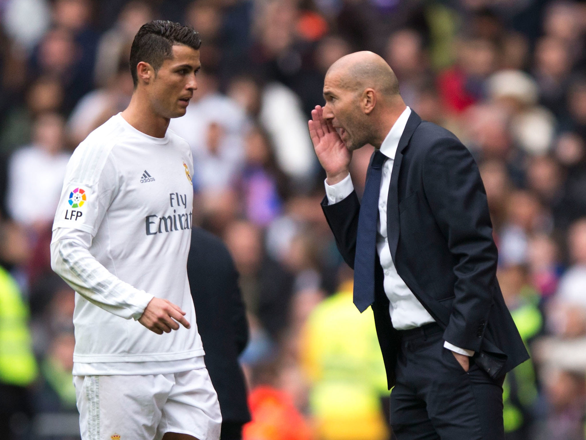 2048x1536 Cristiano Ronaldo: Real Madrid manager Zinedine Zidane says Portuguese's  criticism is behind them | The Independent