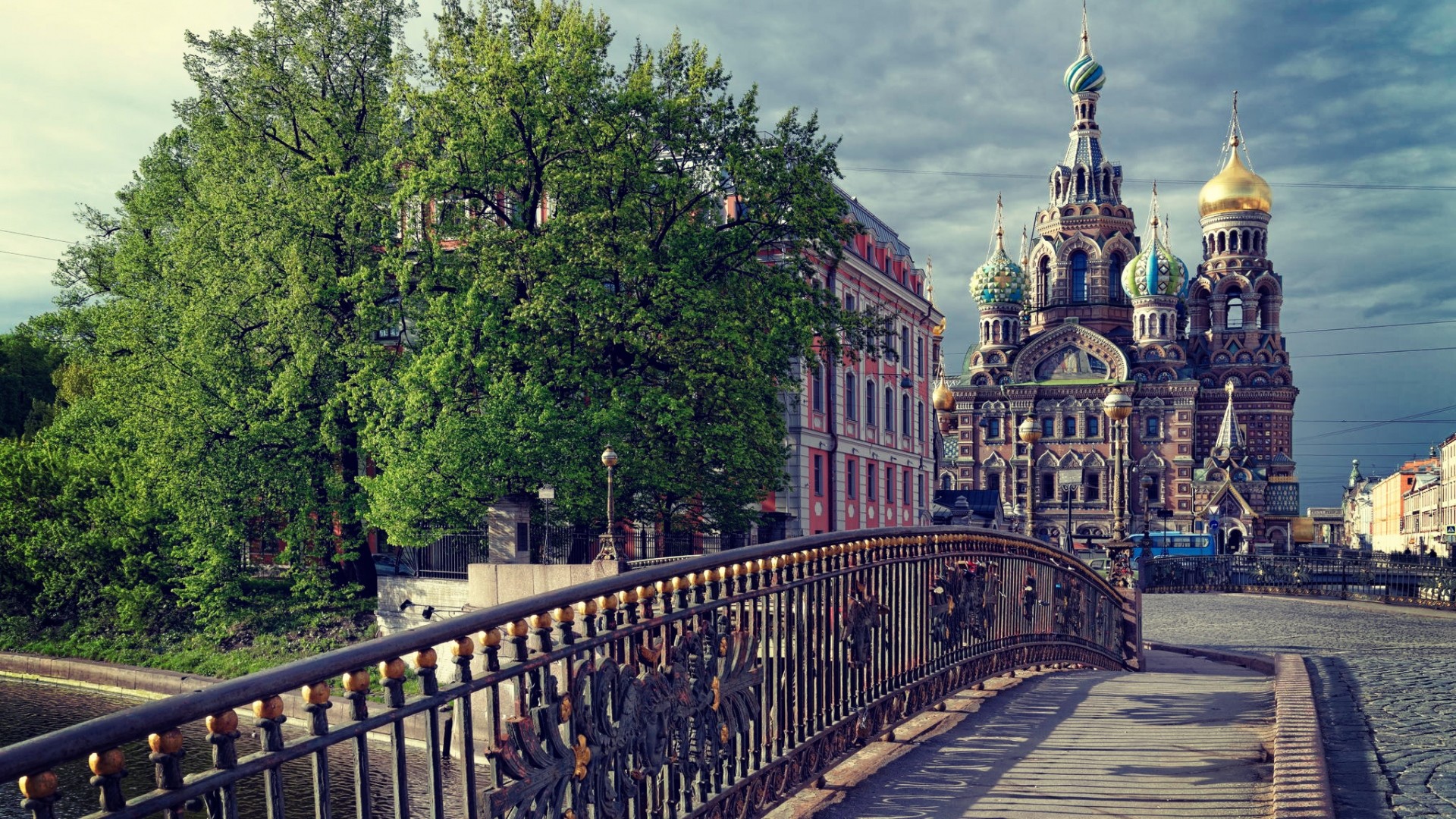 1920x1080 Preview wallpaper st petersburg, russia, temple, the savior on the spilled  blood,