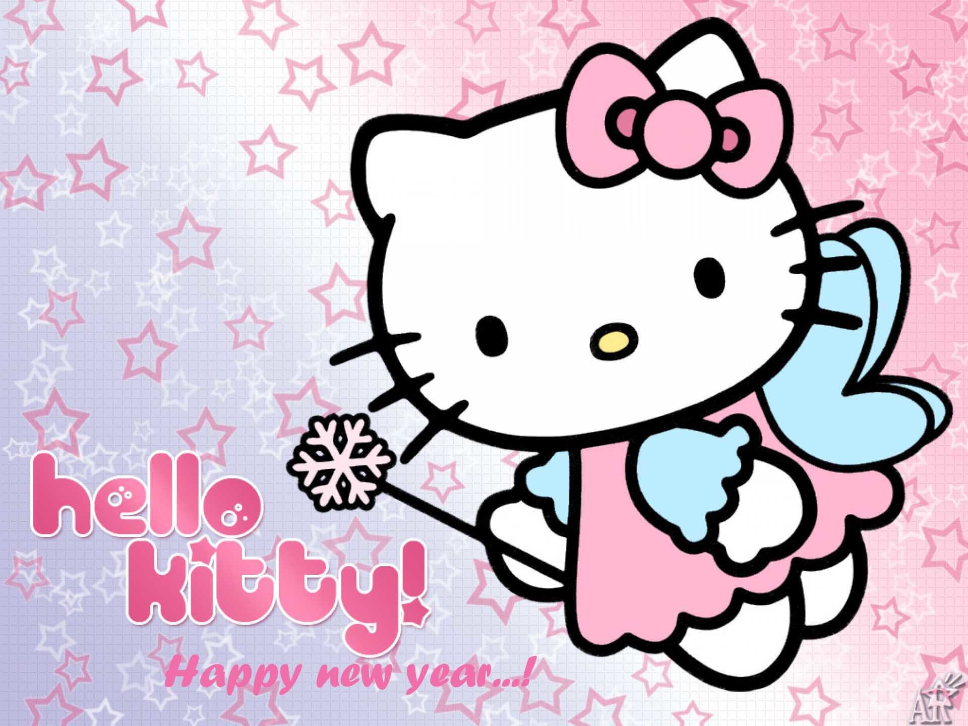 1920x1440 Hello Kitty New Year Wallpaper | HD4Wallpaper.net