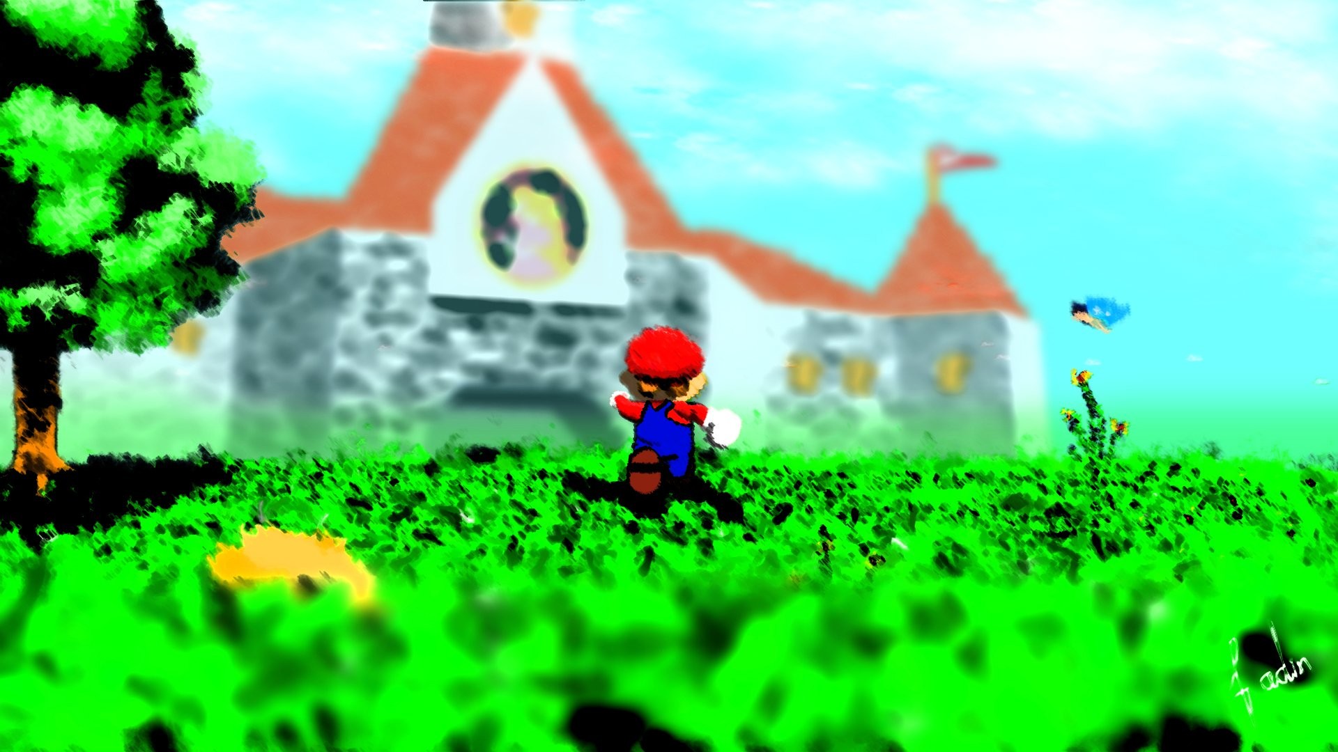 1920x1080 Video Game - Super Mario 64 Wallpaper