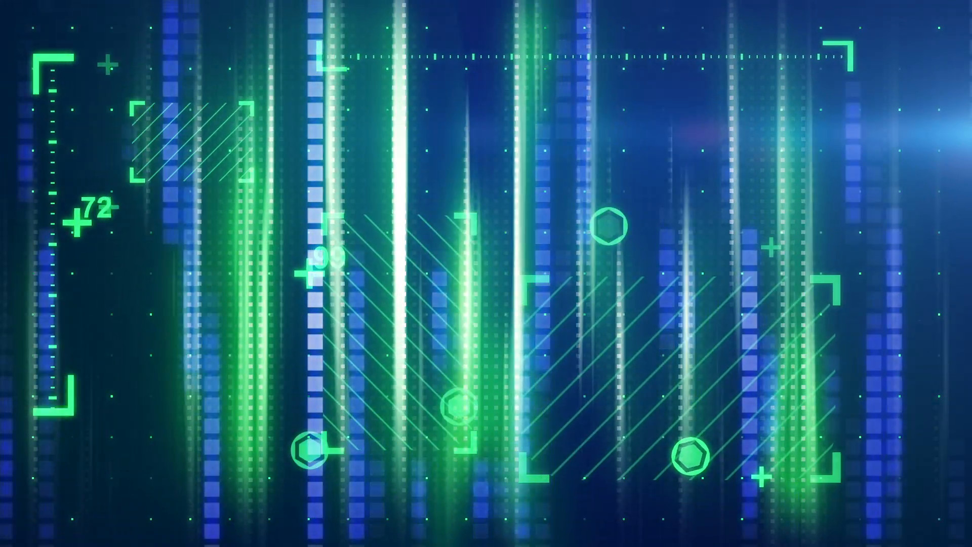 1920x1080 green blue abstract tech background loopable Motion Background -  Storyblocks Video