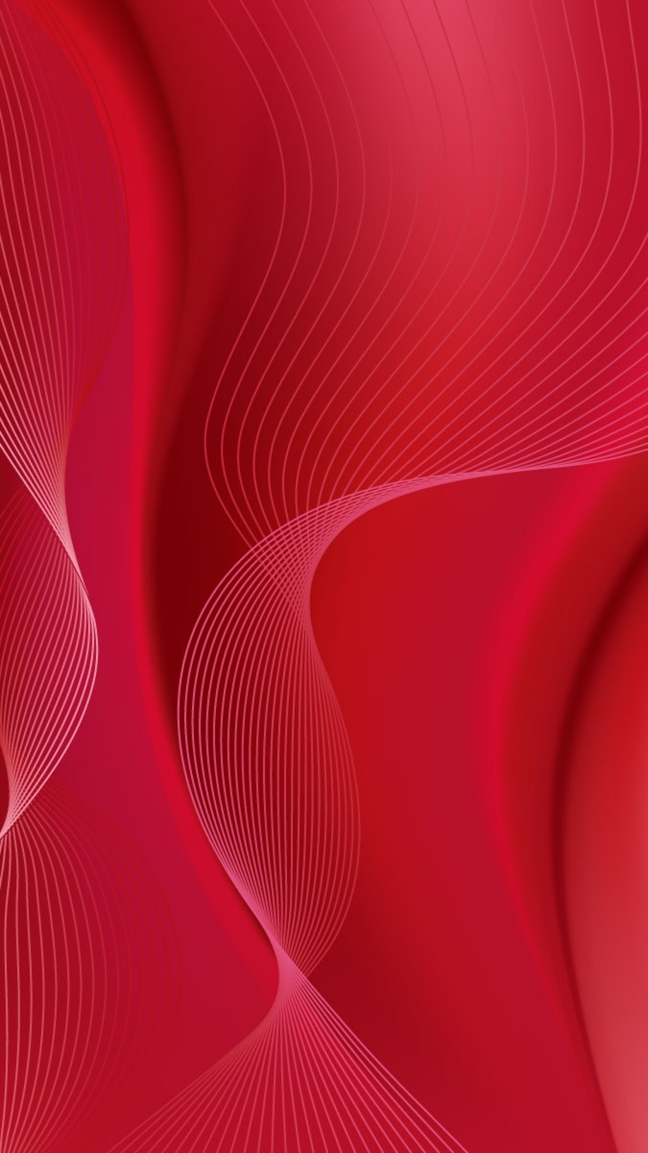 2160x3840  Wallpaper lines, red, background, wave