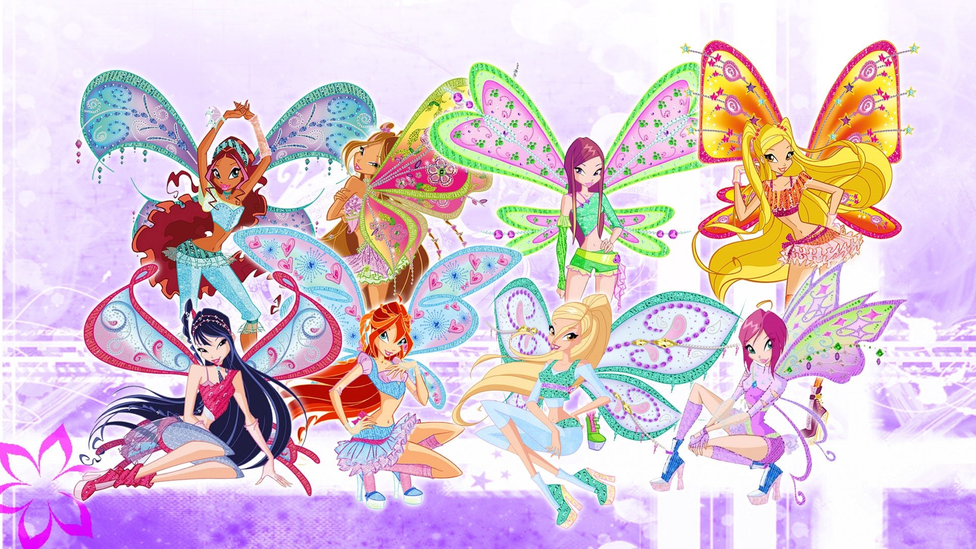 1920x1080 ... Winx Club Believix and Daphne by Bloom2