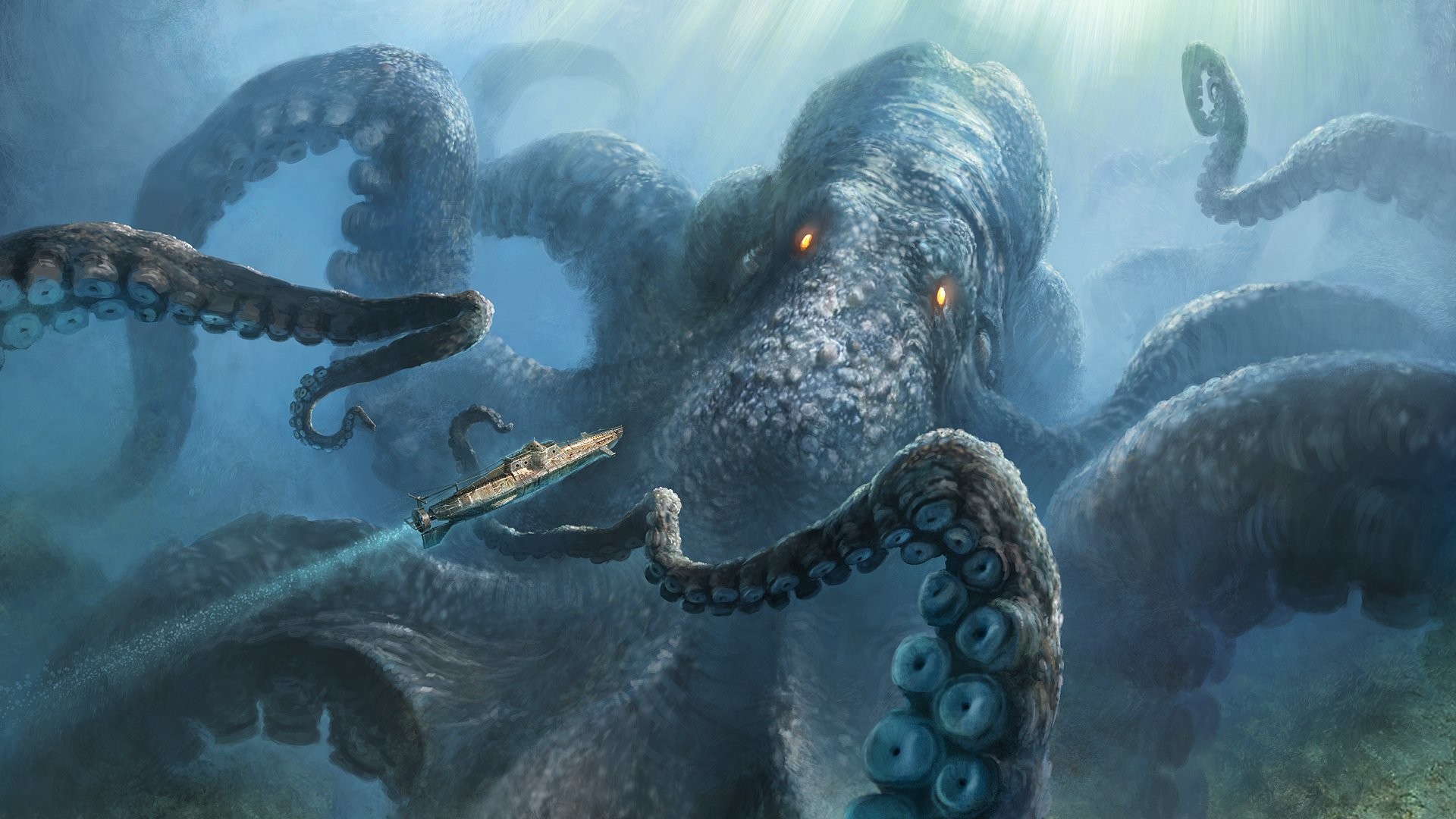 1920x1080 HD Wallpaper | Background ID:504971.  Fantasy Sea Monster. 9 Like.  Favorite