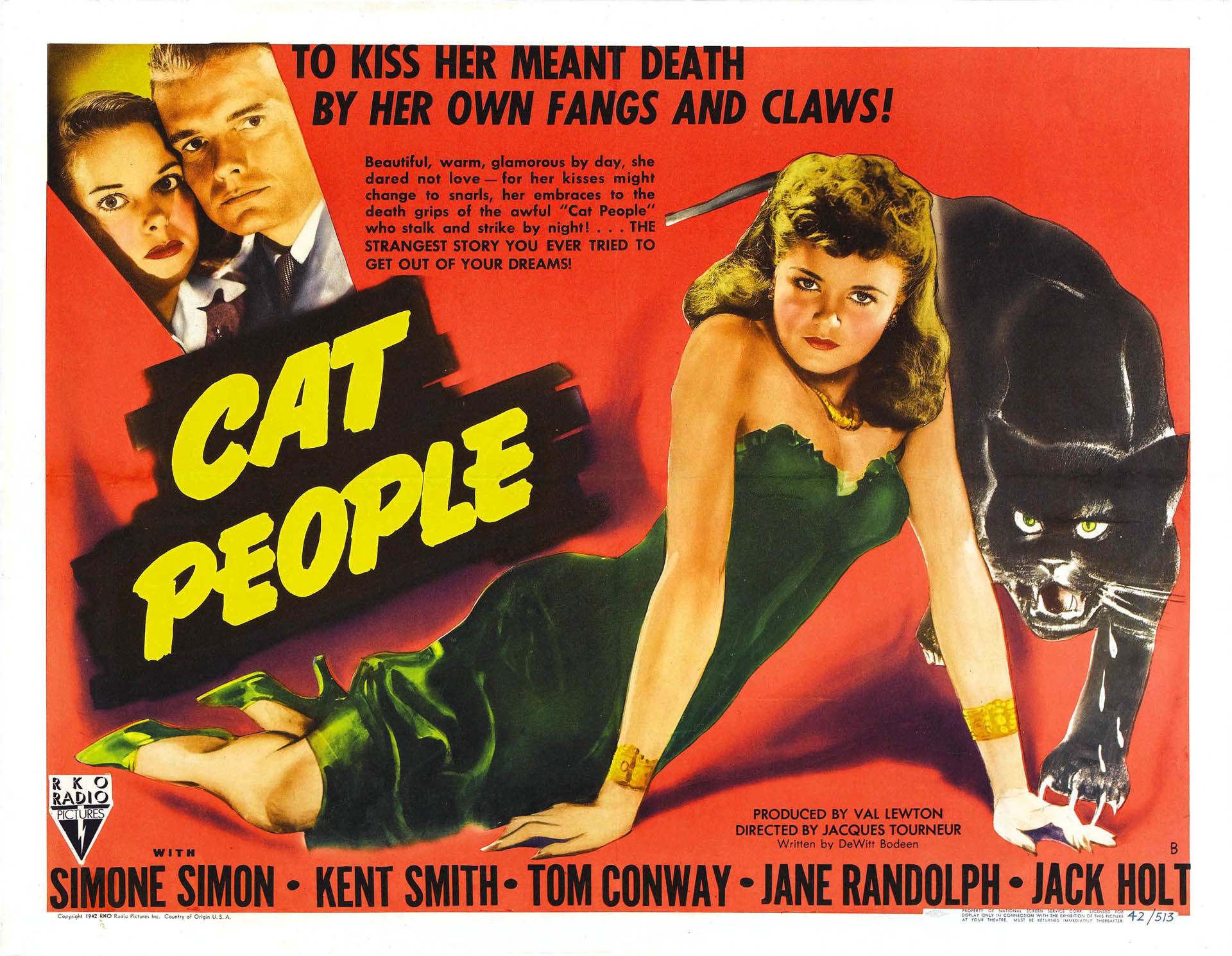 1920x1490 1940 Movie Posters | Cat People Ii - Vintage 1940s Movie Posters Wallpaper  Image