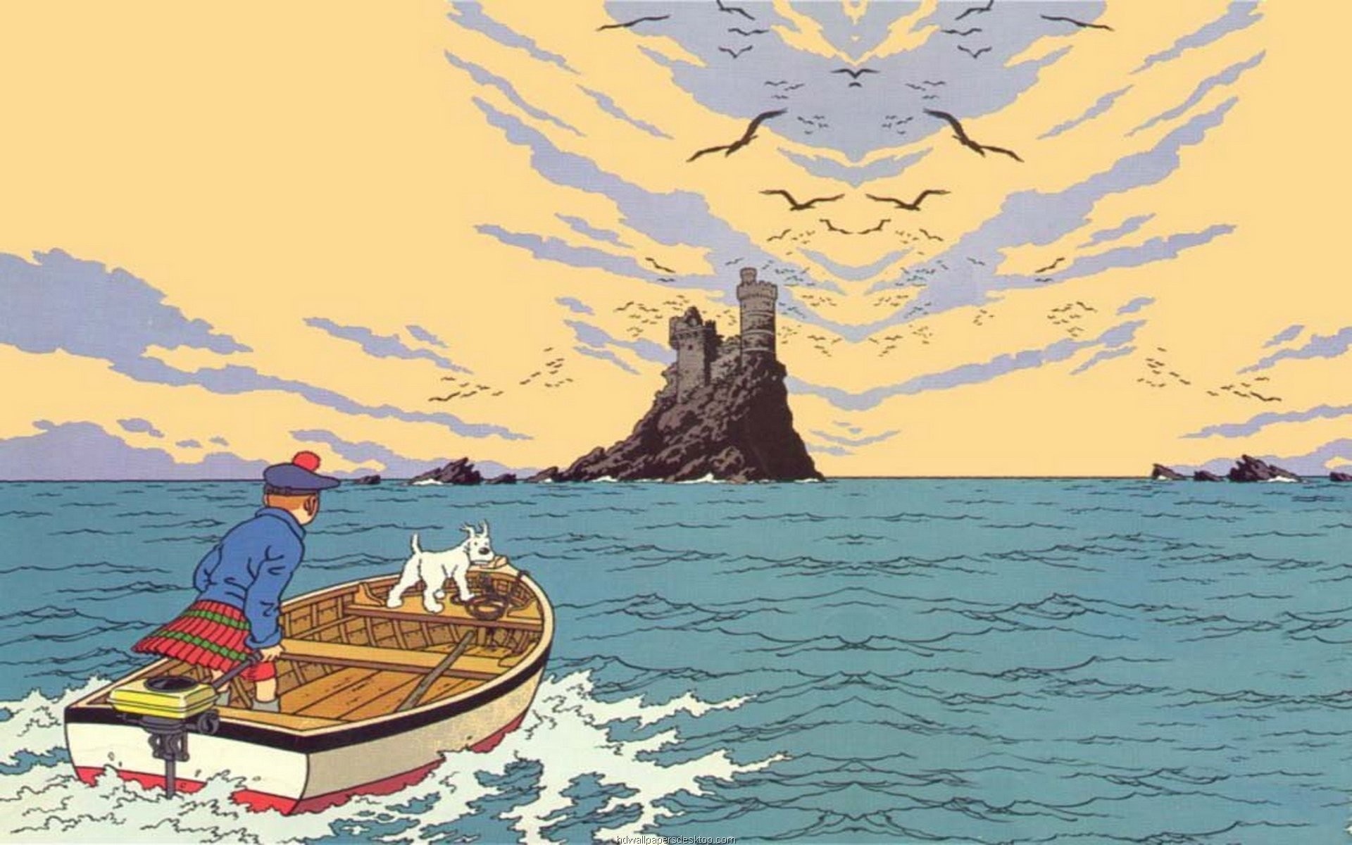 1920x1200 Comics - The Adventures Of Tintin Wallpaper