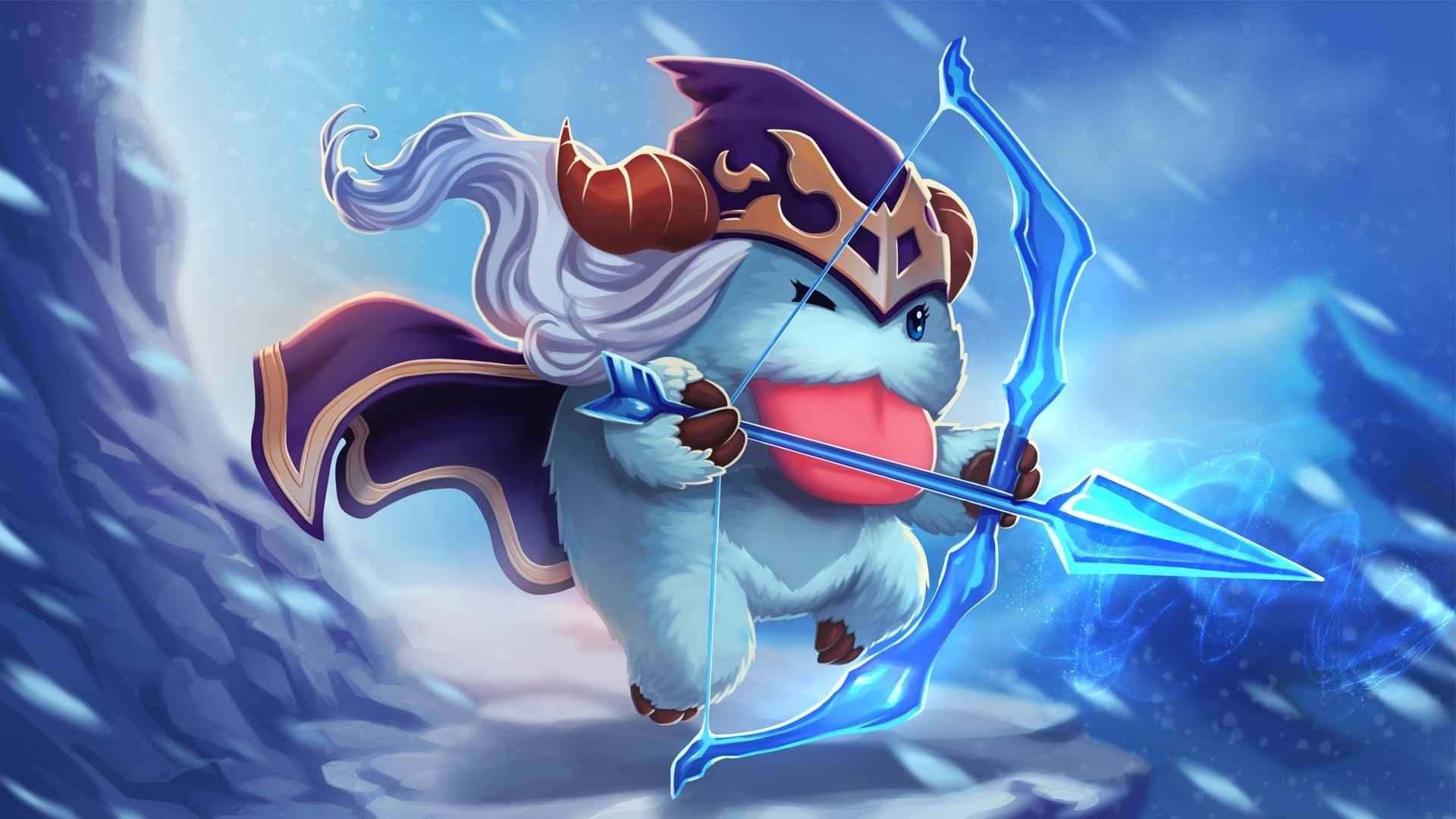 1920x1080 League Of Legends, Poro, Ashe Wallpapers HD / Desktop and Mobile Backgrounds