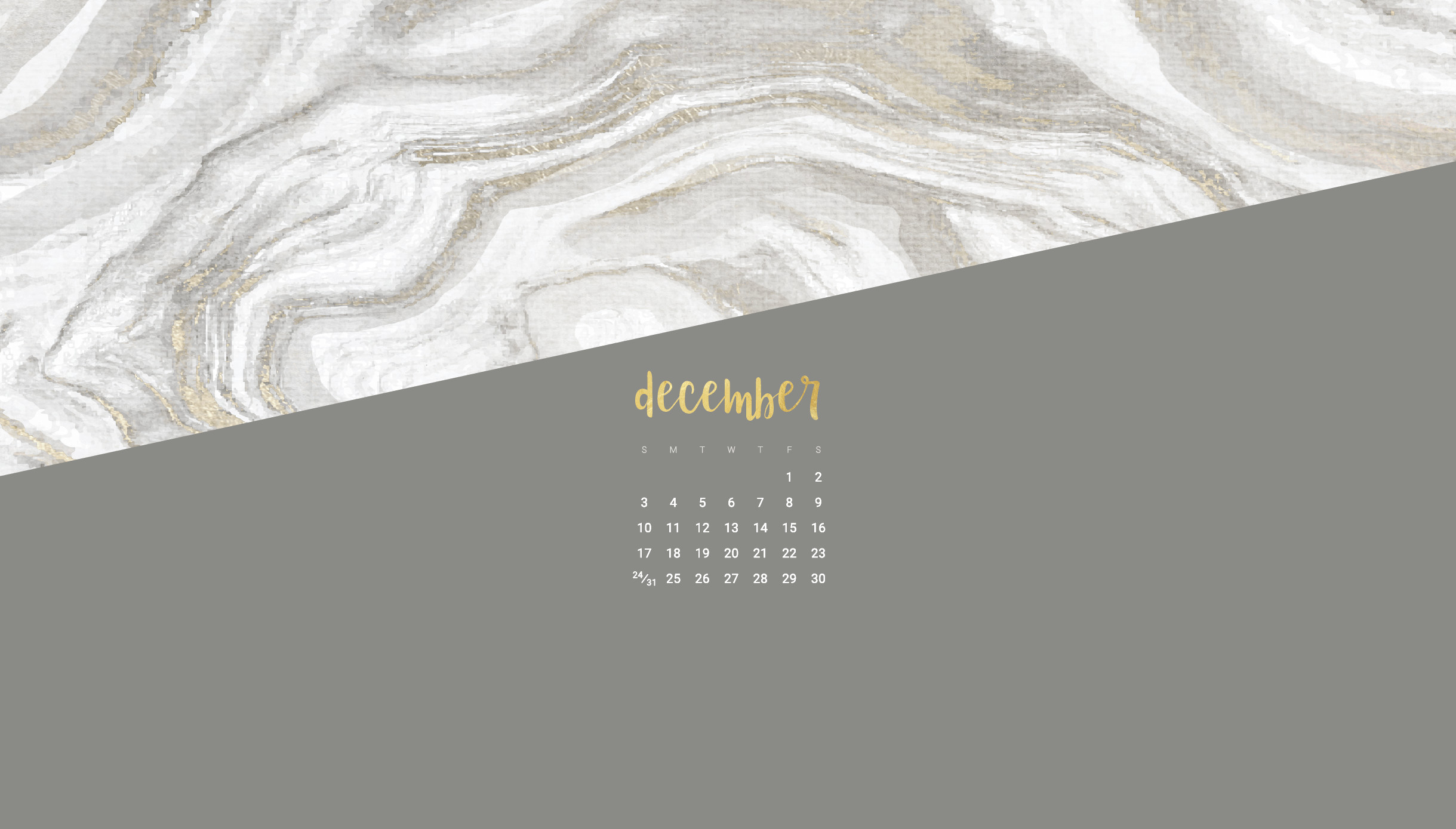 2439x1389 Oh So Lovely Blog shares 6 FREE December 2017 desktop and smart phone  wallpapers in both