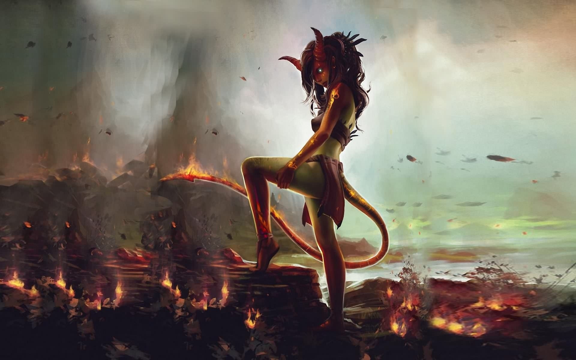 1920x1200 ... free demon wallpapers hd resolution long wallpapers ...