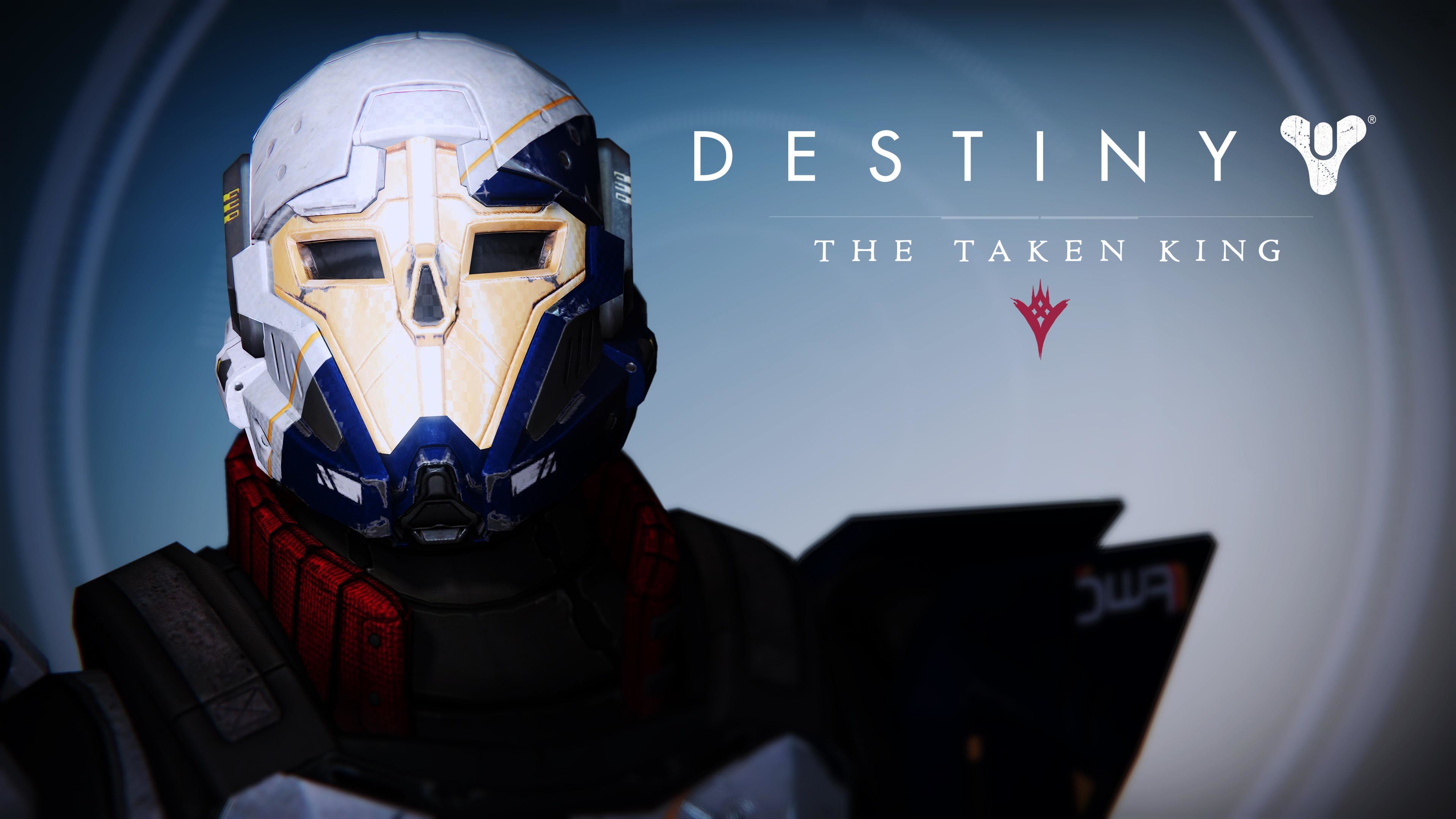 3840x2160 Destiny FWC Titan Male Helmet - Destiny The Taken King  wallpaper