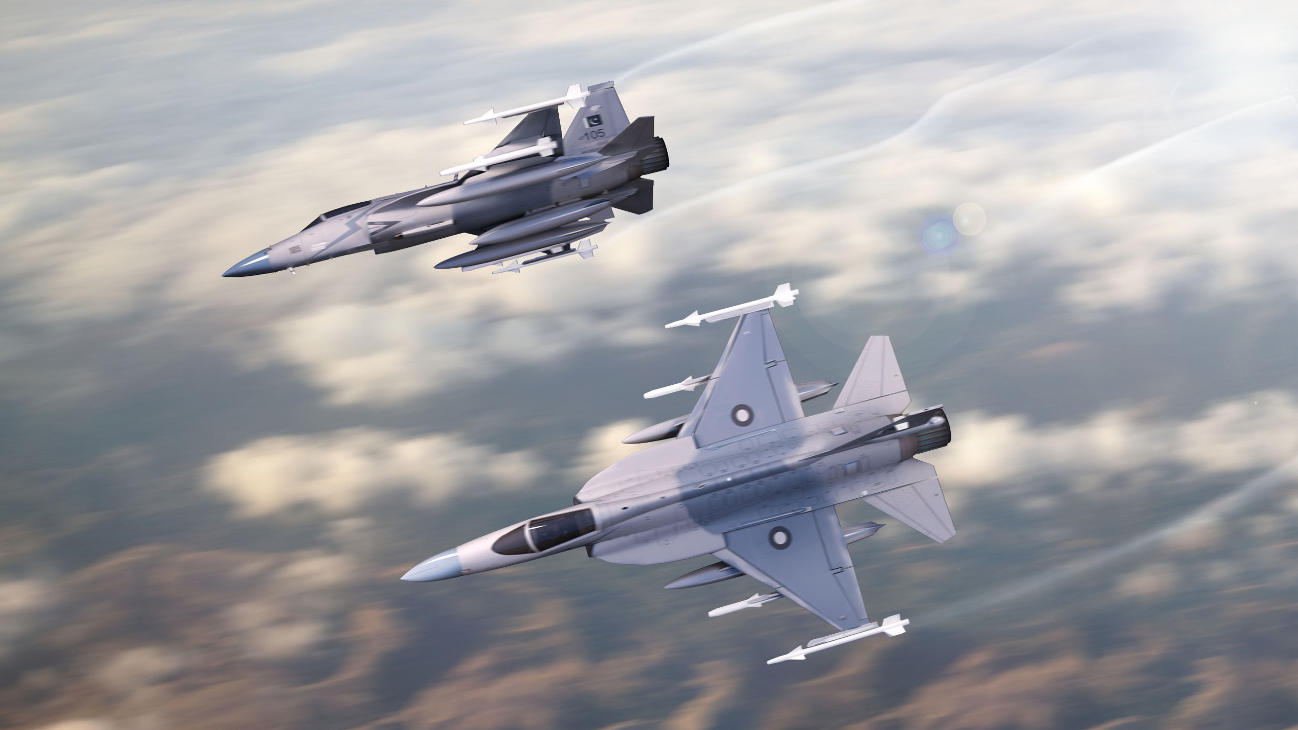 2560x1440 JF 17 Thunder Fighter aircrafts