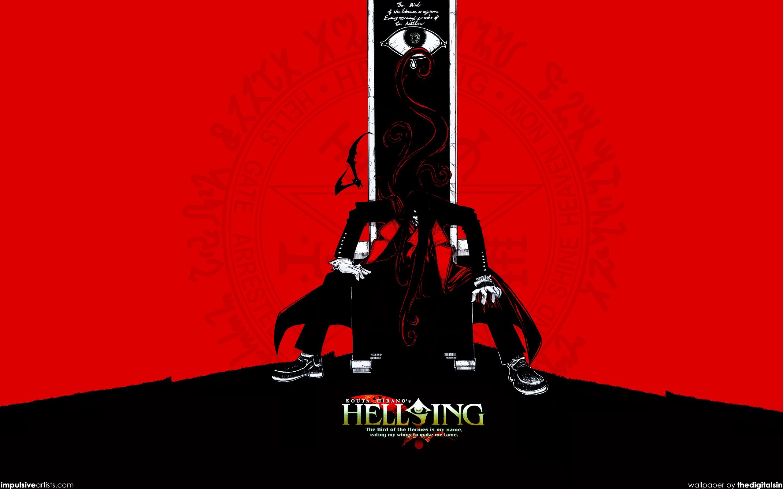 2560x1600 Hellsing Alucard vampires wallpaper