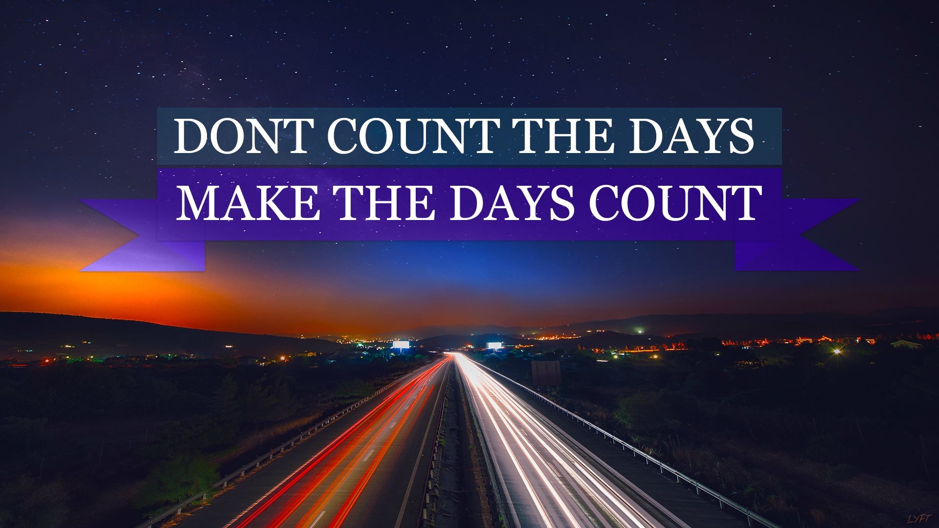 1920x1080 Make it count []. Inspirational WallpapersMotivational ...