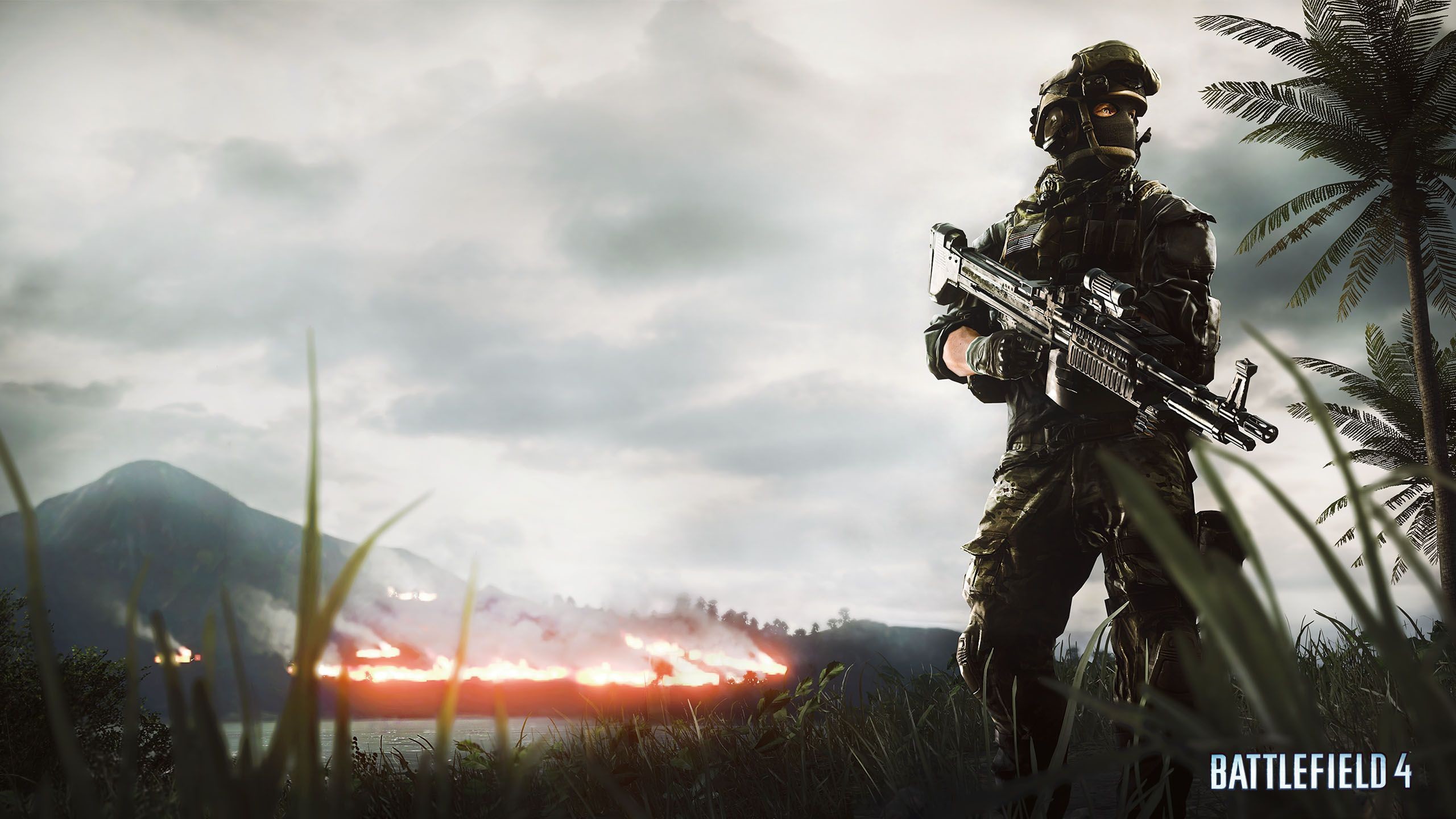 2560x1440 Battlefield 4, Support Soldier -  - WHQD 16/9 (Wide Quad .