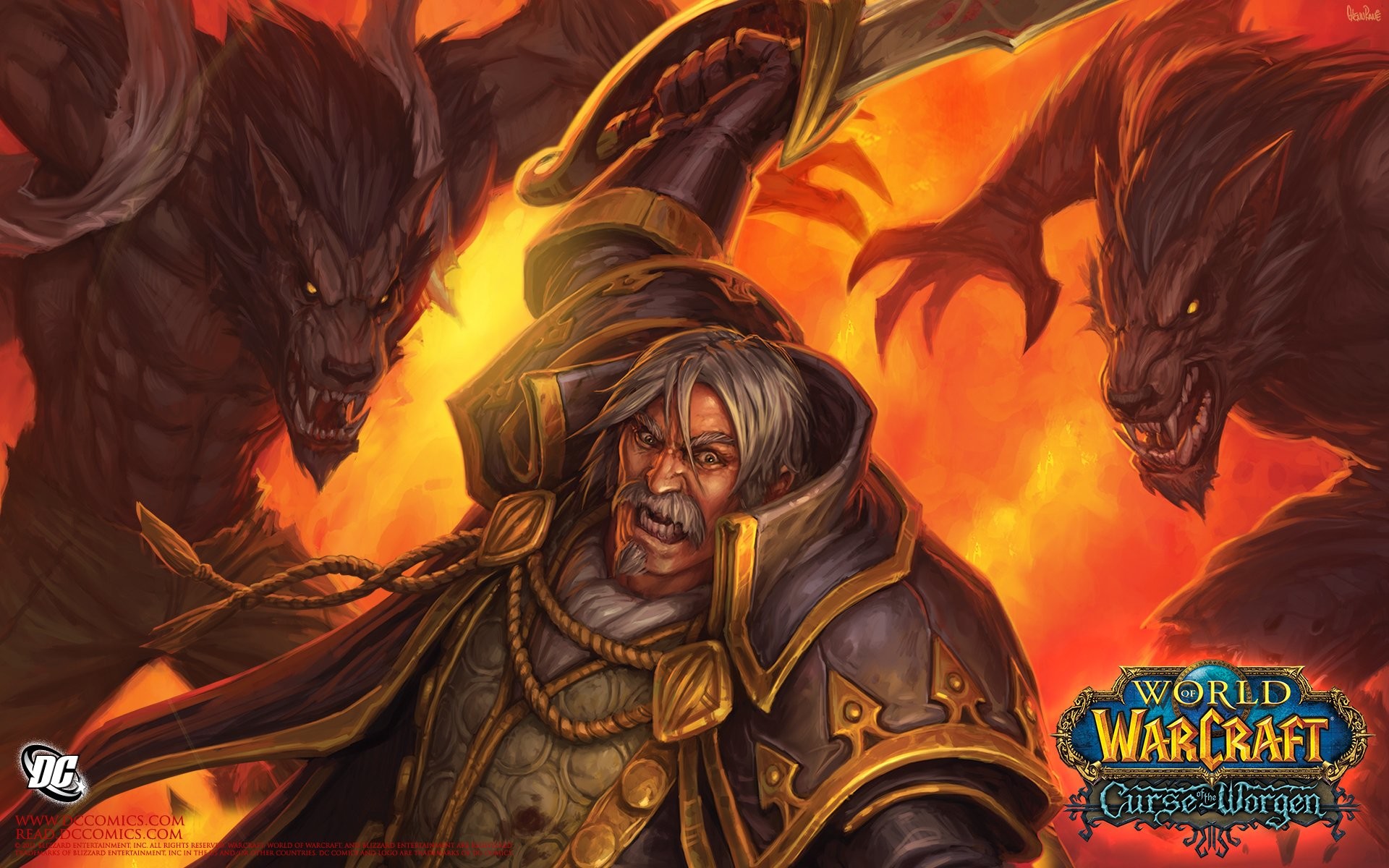 1920x1200 Comics - World Of Warcraft: Curse Of The Worgen Wallpaper