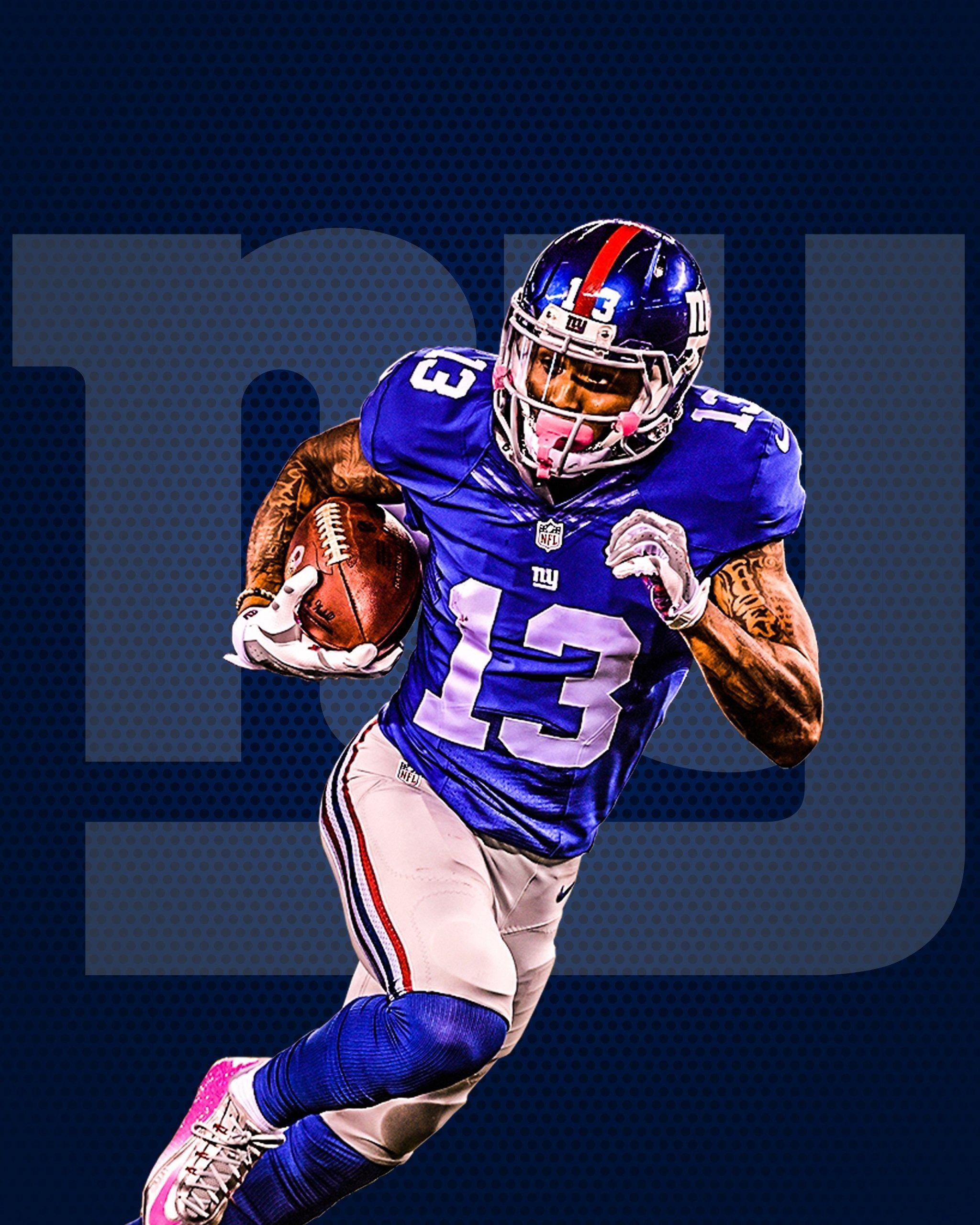 2048x2560 Odell Beckham Jr NY Giants Poster and Wall Art Decor 16x20 Inches