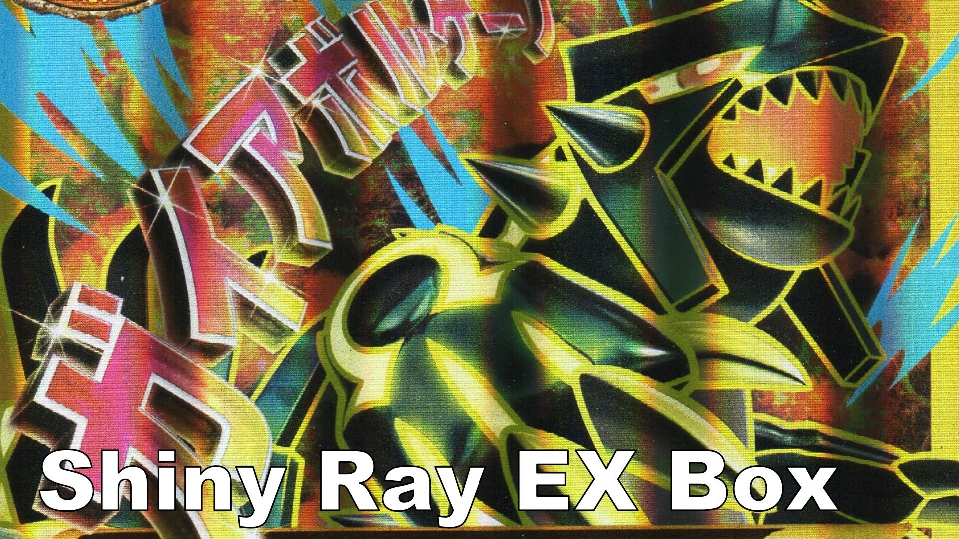 1920x1080 Pokemon Shiny Rayquaza EX Box w/ Shiny Primal Groudon Jumbo Card - YouTube