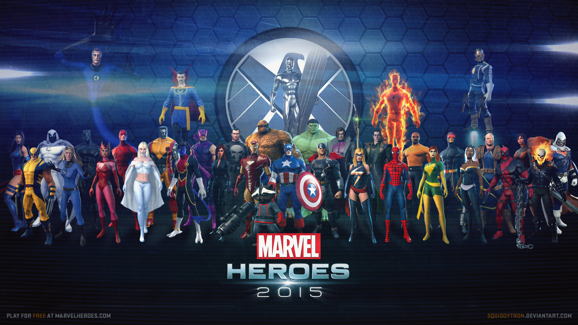 1920x1080 ... Marvel Heroes 2015 | Wallpaper (UPDATED 8/9) by Squiddytron