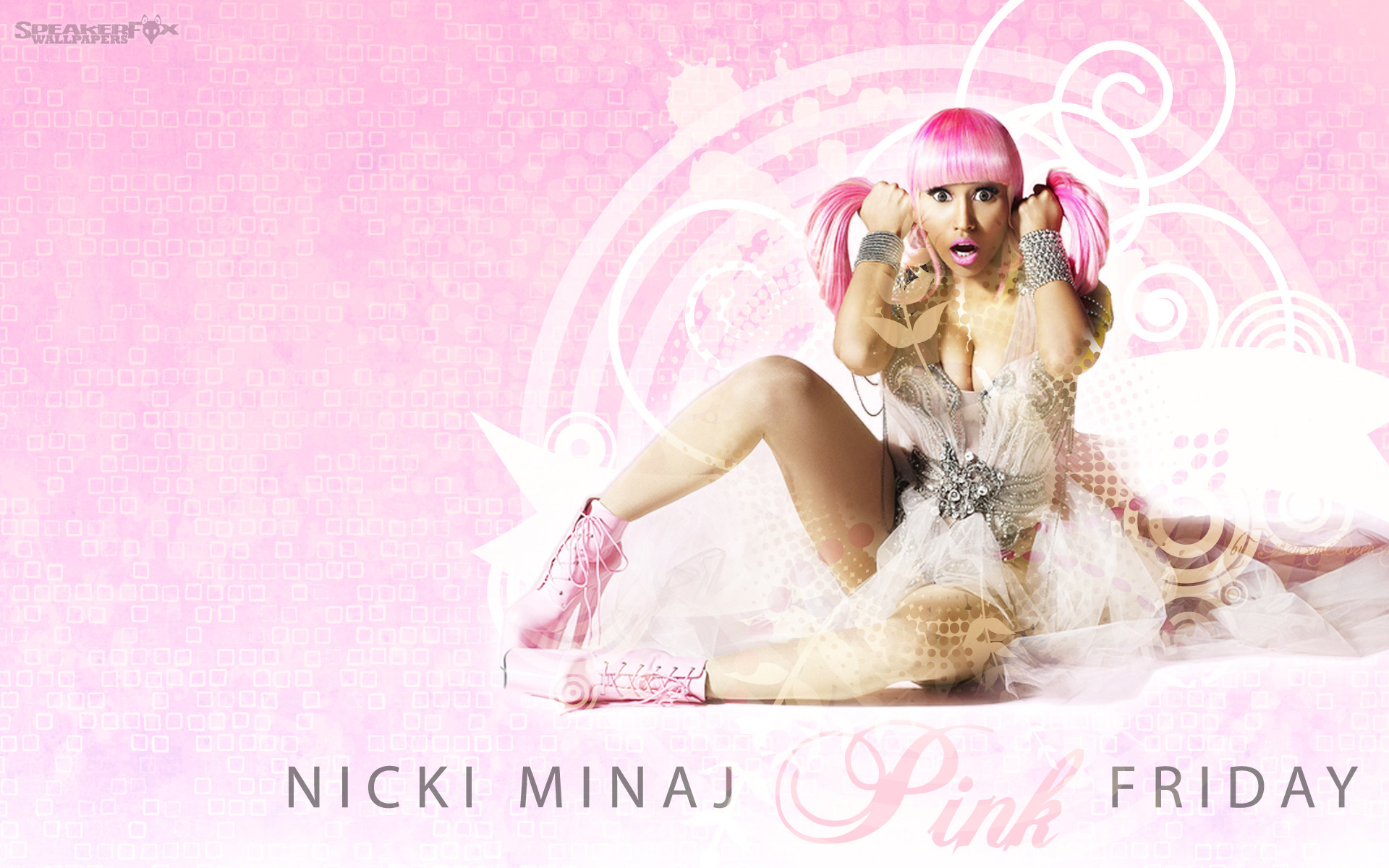 1920x1200 Nicki Minaj Pink Friday Wallpaper