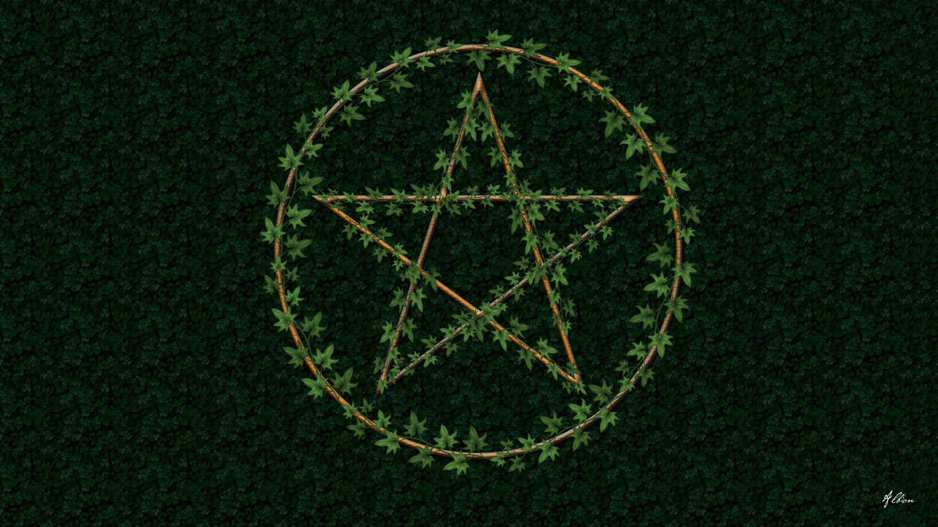 1920x1080 Pentagram Wallpaper by The-Pagan-Gallery