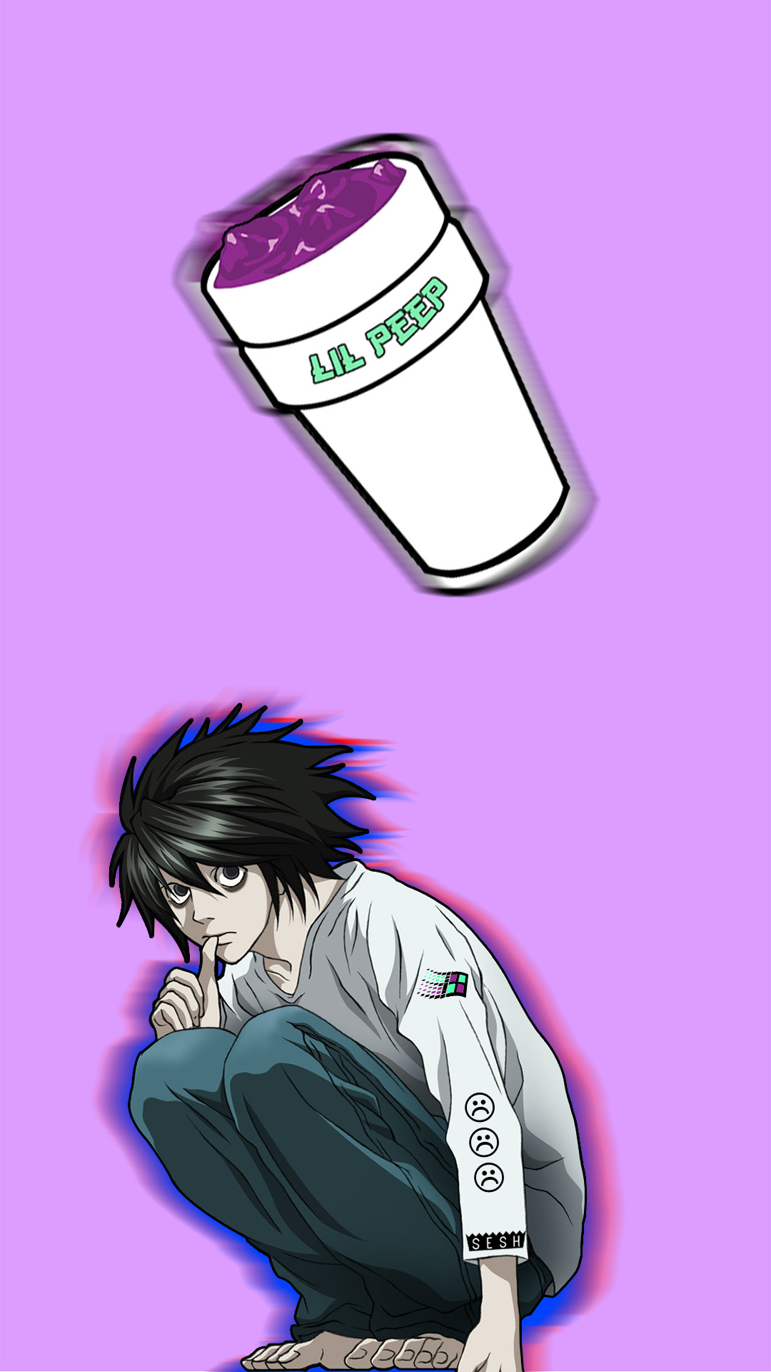 1080x1920 ... L (Death Note) ~ SBE iPhone Wallpaper by xTrayzer