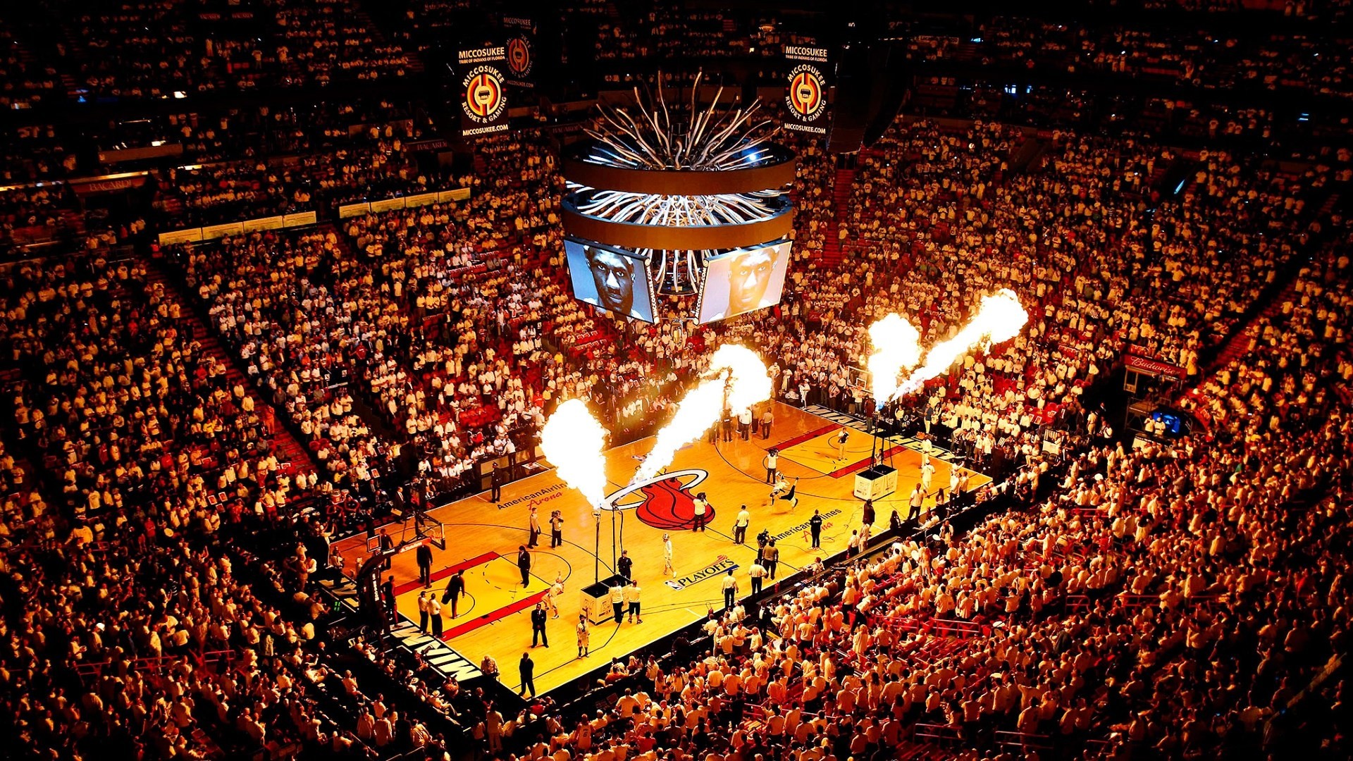 1920x1080 Miami Heat American Airlines Arena 1080p HD Wallpaper Background