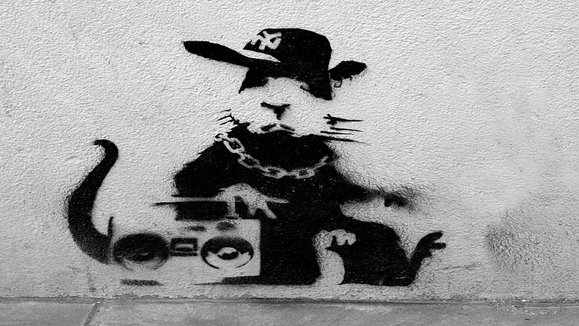 1920x1080 wallpaper.wiki-Banksy-Art-Bakcground-Full-HD-PIC-