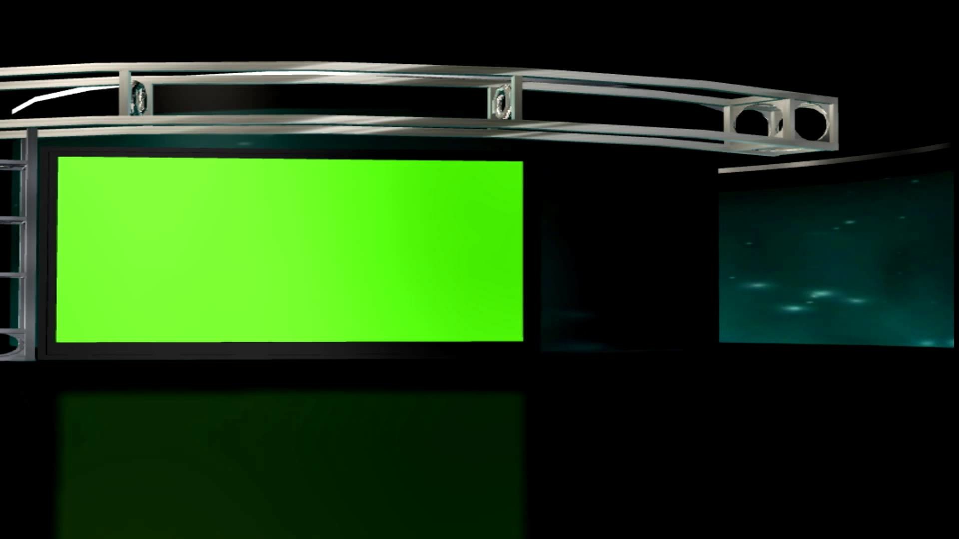 1920x1080 Set 2 Background loop with green screen tv chroma key 