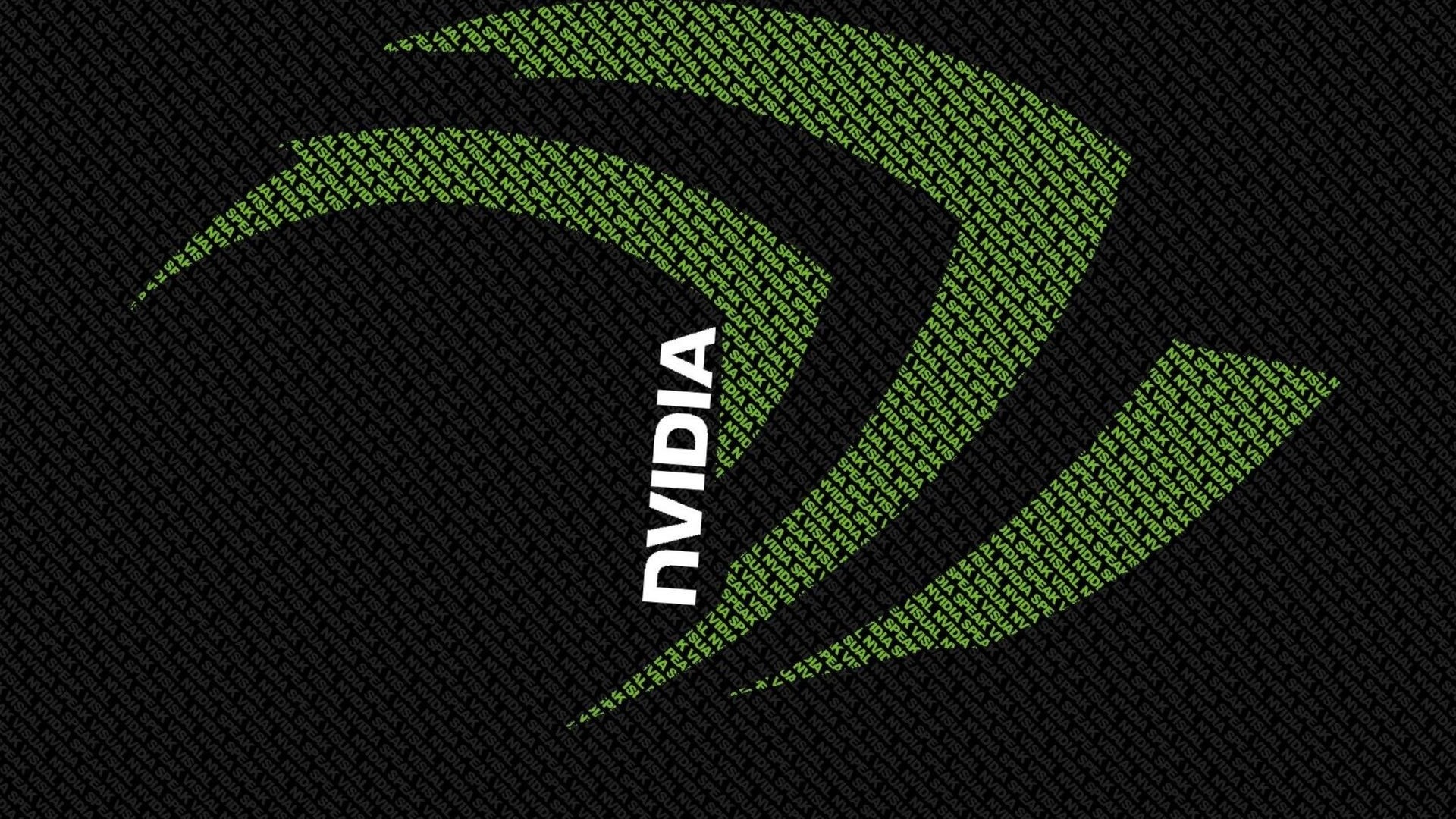 1920x1080  Wallpaper nvidia, brand, logo, pc