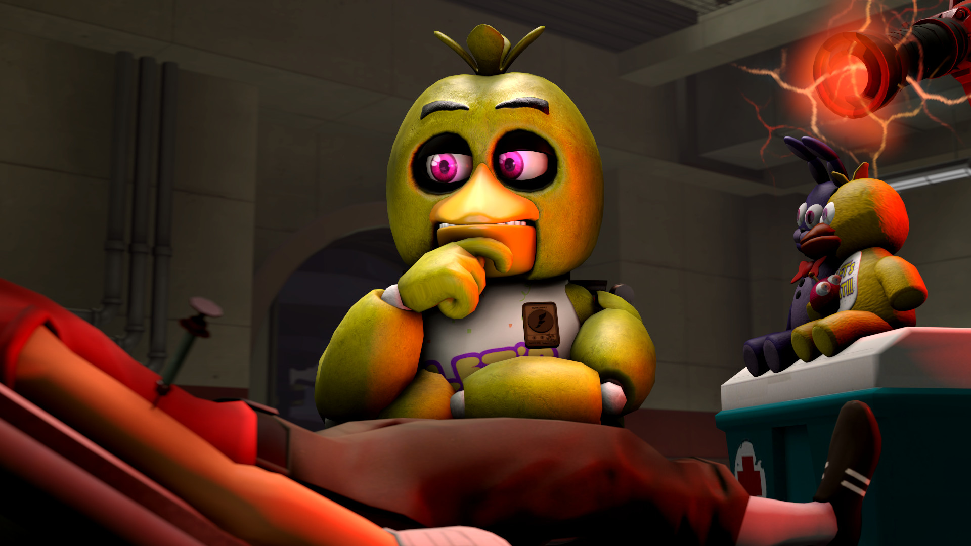 1920x1080 ... Chica-TF2 and FNAF Crossover by TalonDang