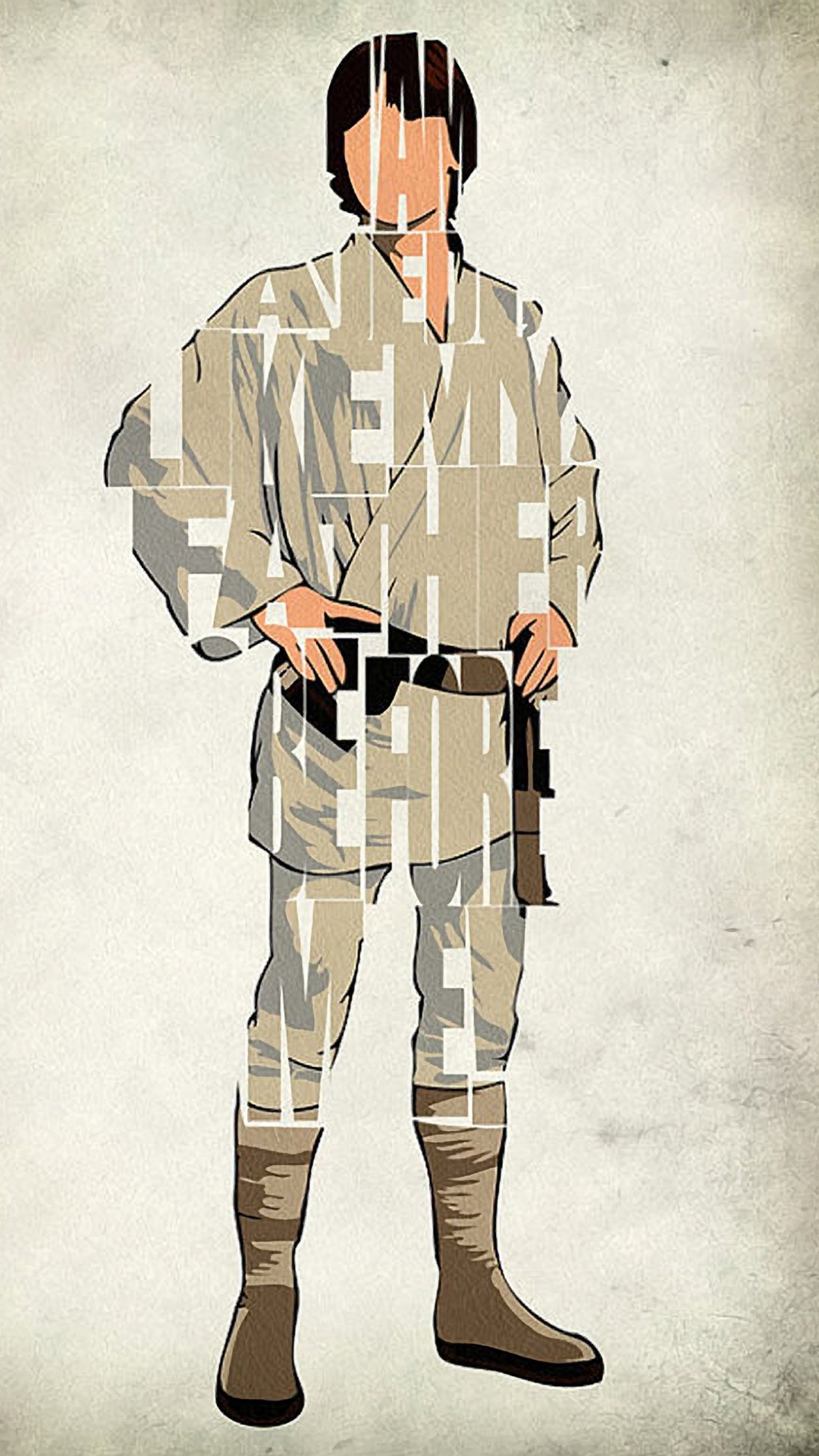 1080x1920 Items similar to Luke Skywalker Print - Mark Hamill as Luke Skywalker from Star  Wars Movie Series - Minimalist Illustration Typography Art Print & Poster  on ...