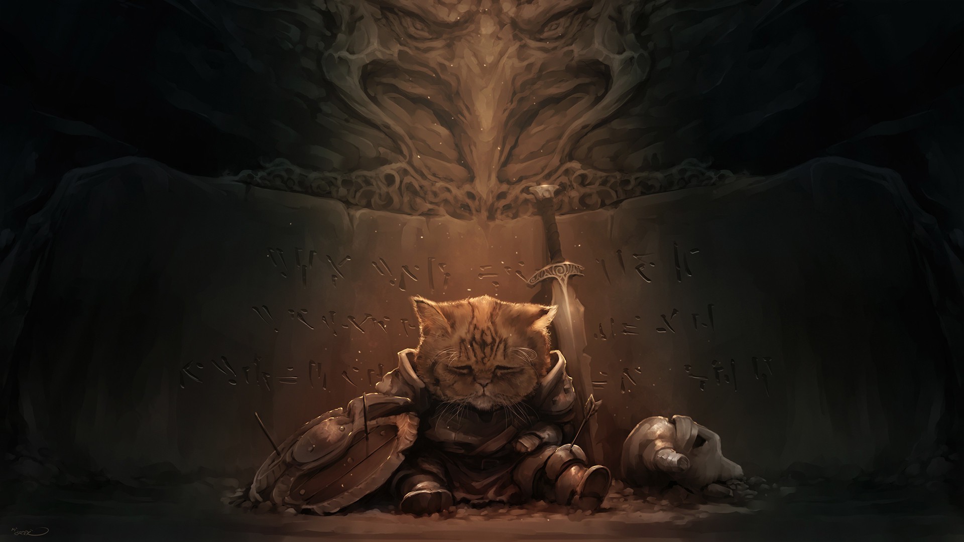 1920x1080 cat, The Elder Scrolls V: Skyrim, Lirik Wallpapers HD / Desktop and Mobile  Backgrounds