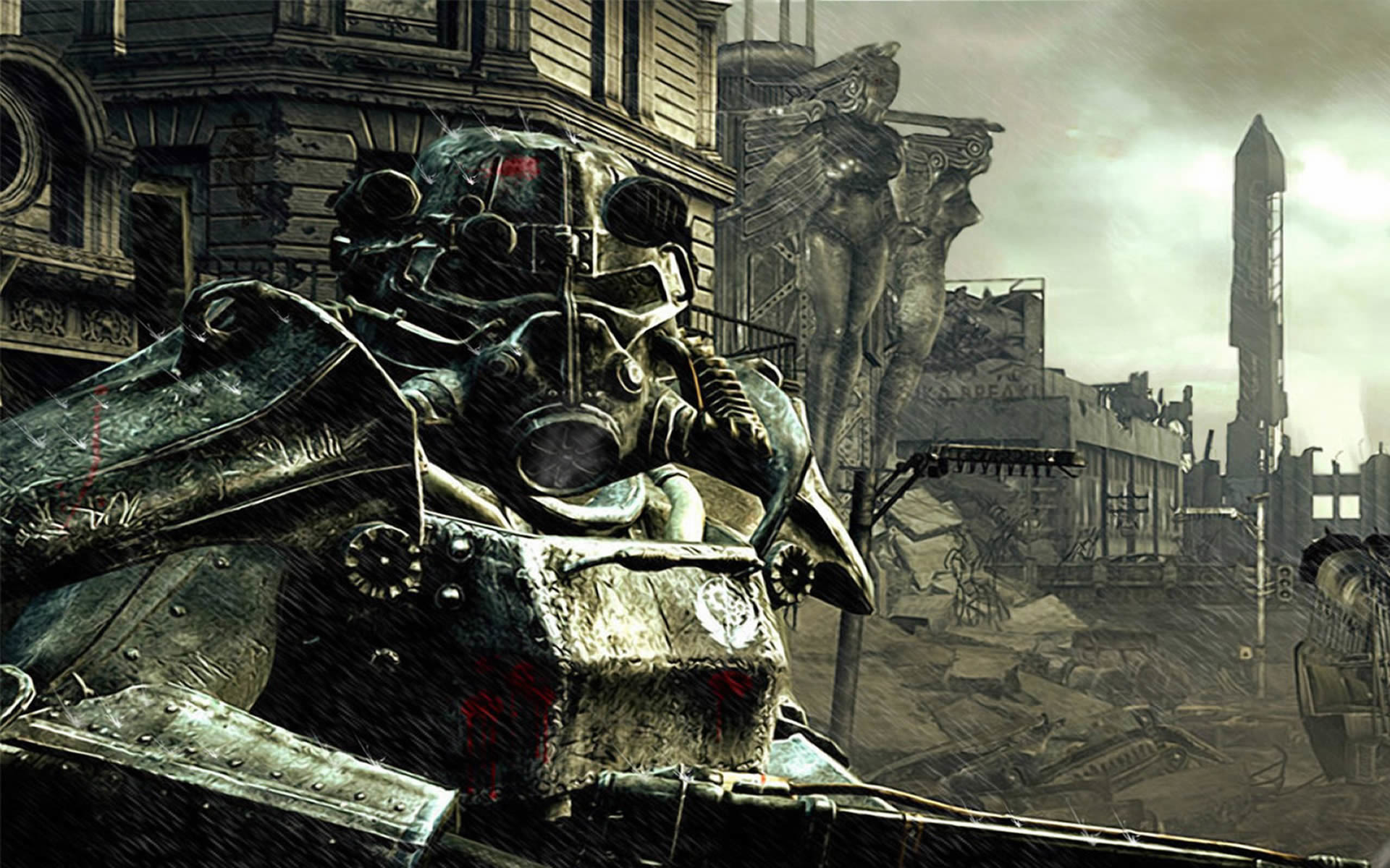 1920x1200 previous fallout 3 wallpaper. Brotherhood Of Steel Soldier