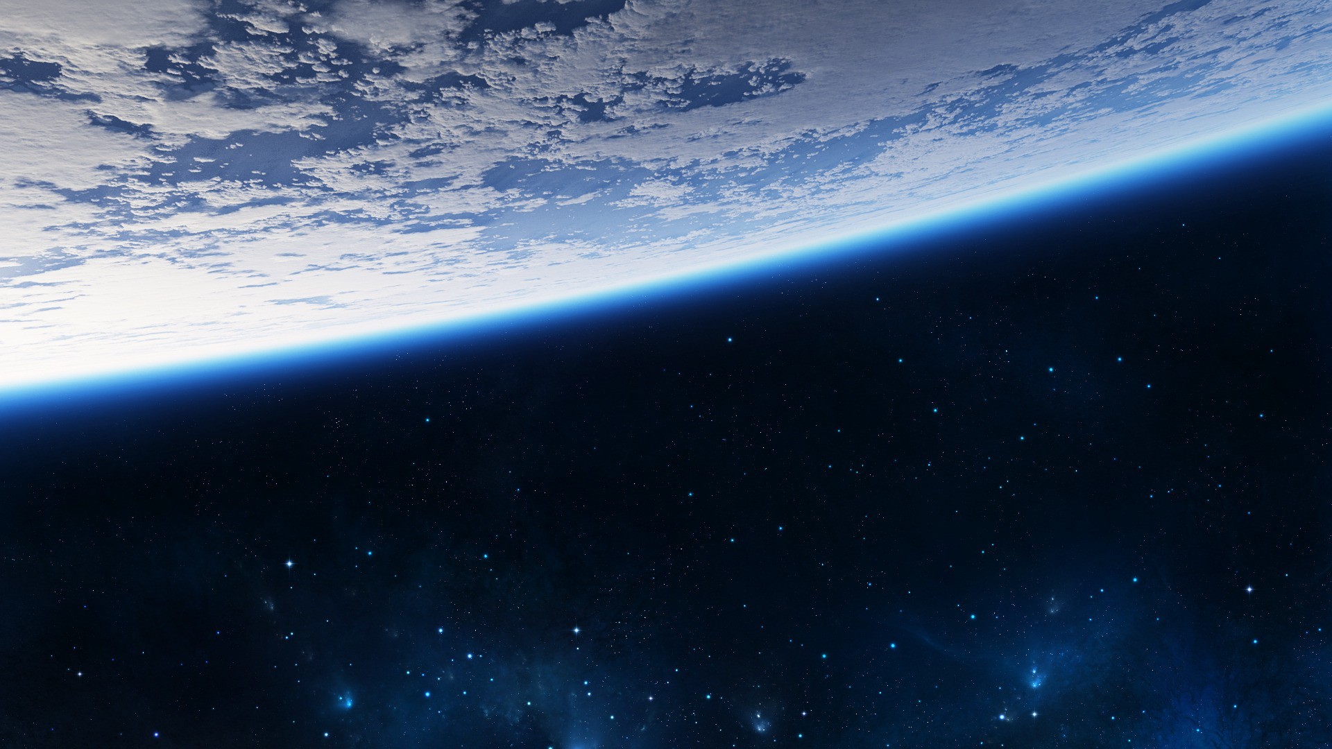 1920x1080 Earth view from outer space