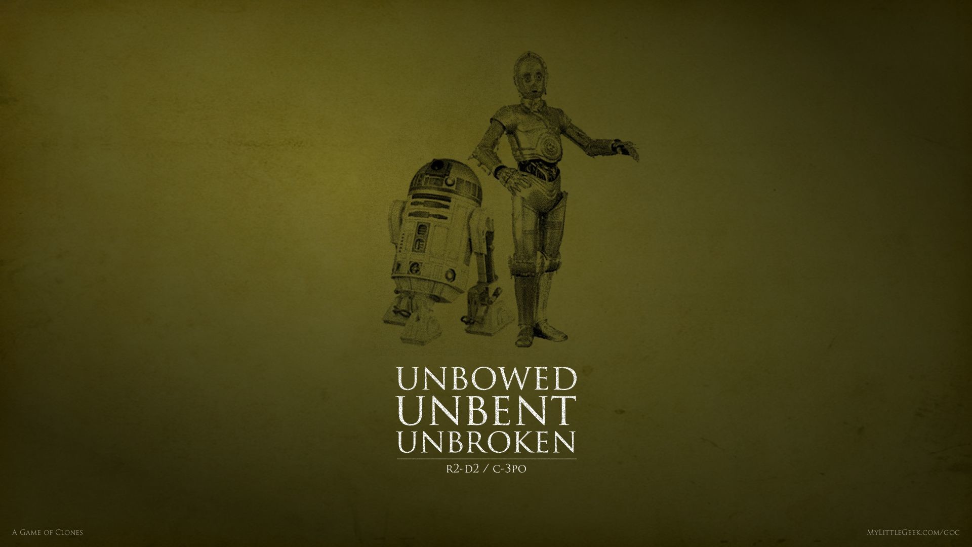 1920x1080 Unbowed Unbent and Unbroken: C3PO and R2-D2