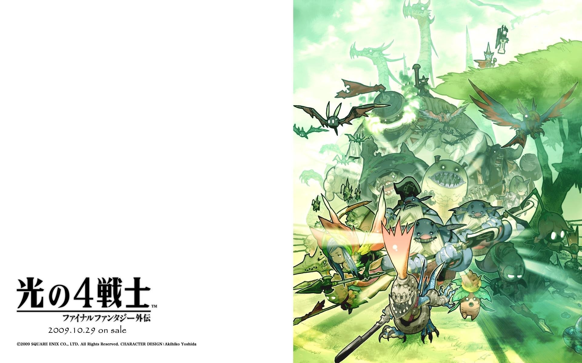 1920x1200 ... final fantasy the 4 heroes of light wallpaper the final fantasy ...