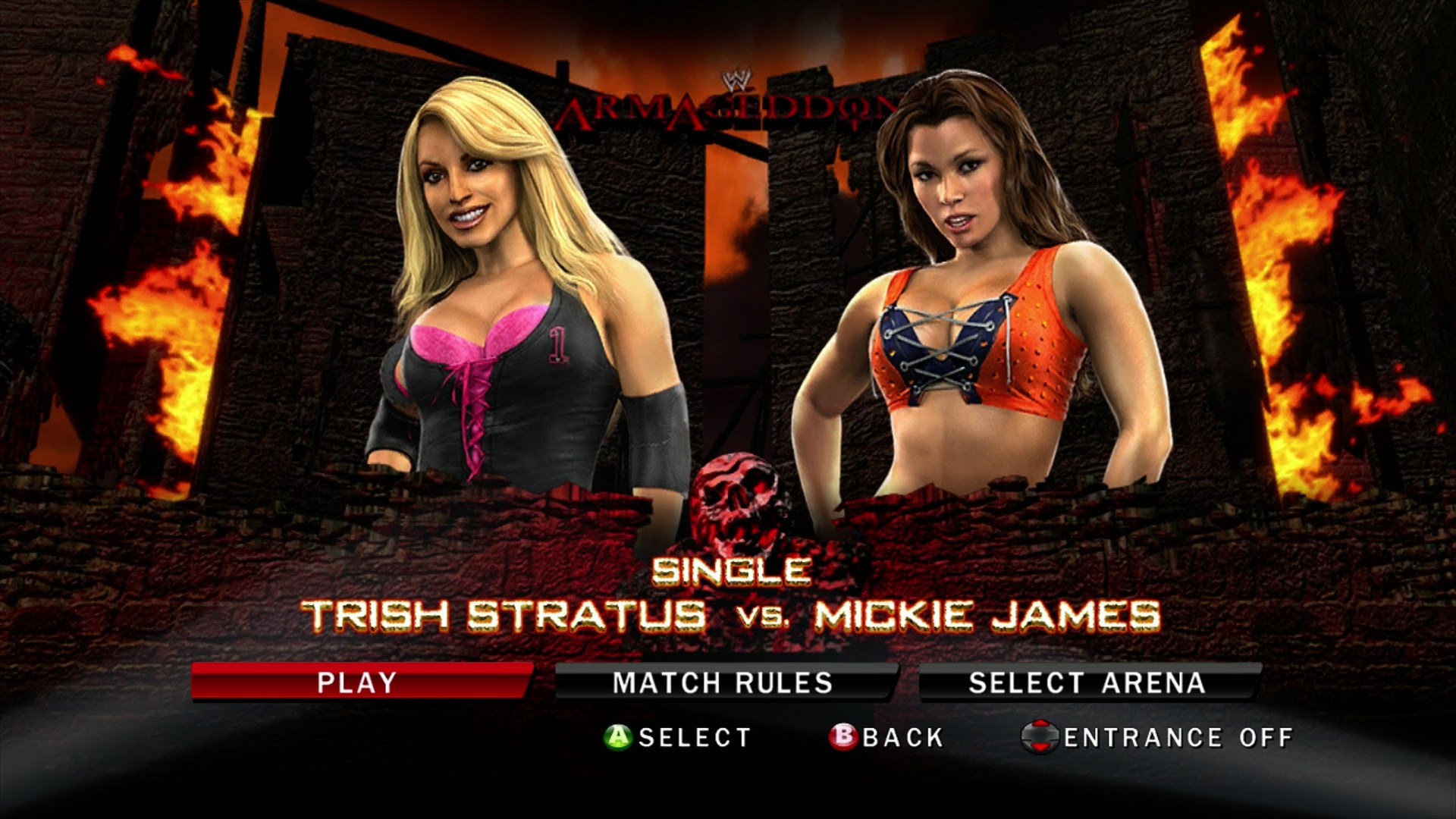 1920x1080 WWE Smackdown Vs Raw 2010 - Trish Stratus vs. Mickie James
