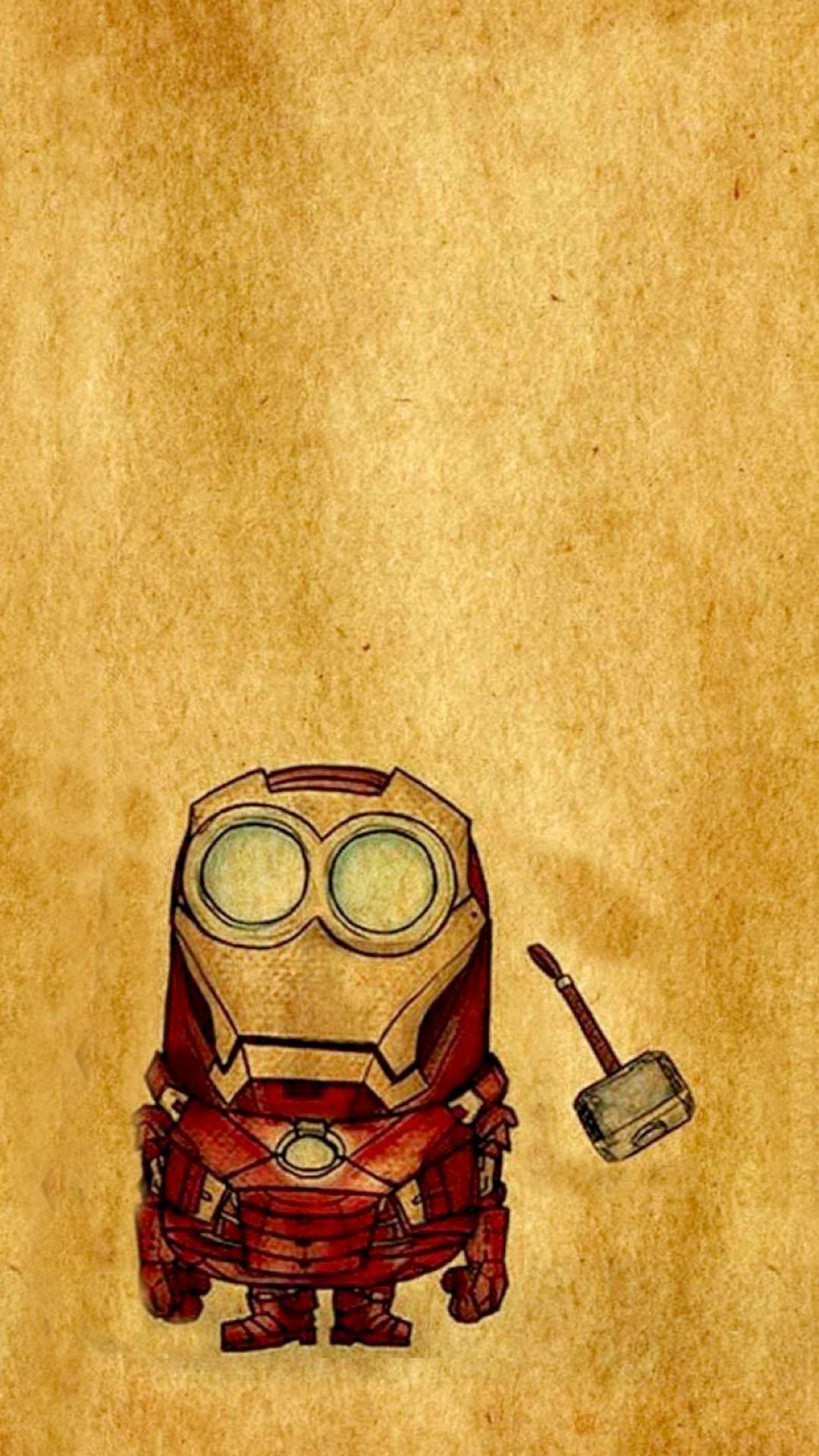 1080x1920 Red Avenger Minions