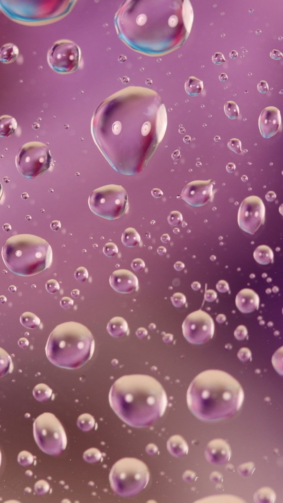 1080x1920  Wallpaper drop, surface, wet, bubbles