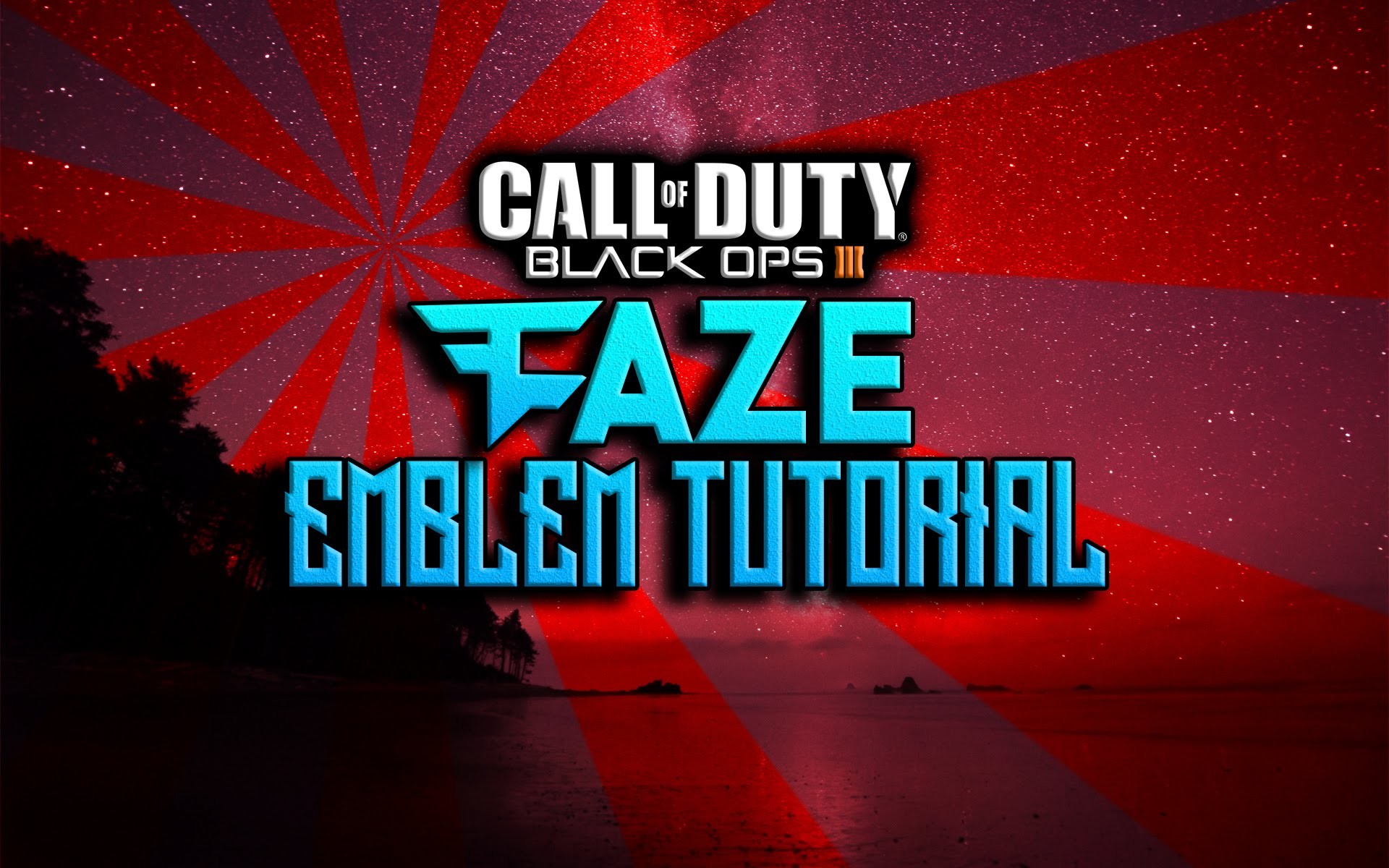 1920x1200 FaZe Clan Logo Emblem Tutorial: COD Black Ops 3 Emblem Tutorial! FaZe  Emblem Bo3. - YouTube