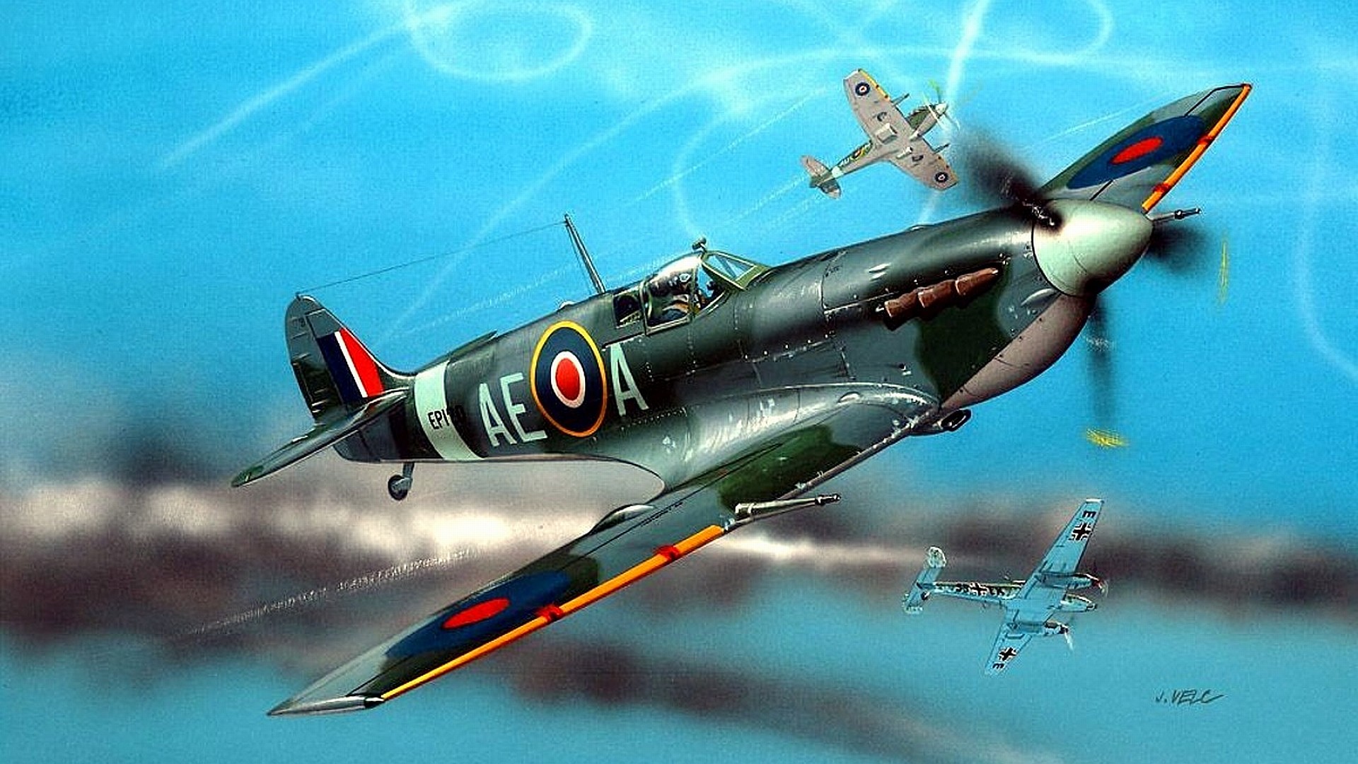 1920x1080 Military - Supermarine Spitfire Wallpaper