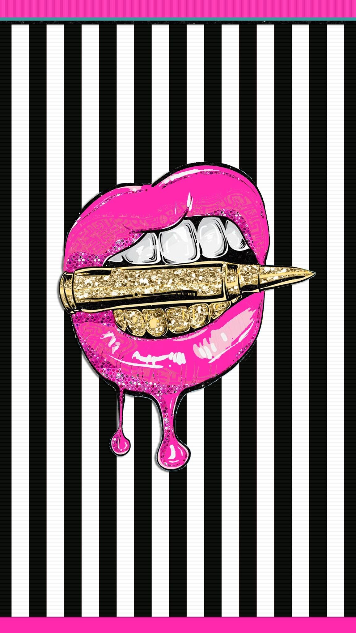 1152x2048 Dope Wallpapers, Iphone 3, Pink Wallpaper, Betsey Johnson, Kisses, Bullet,  Zombies, Pop Culture, Hello Kitty